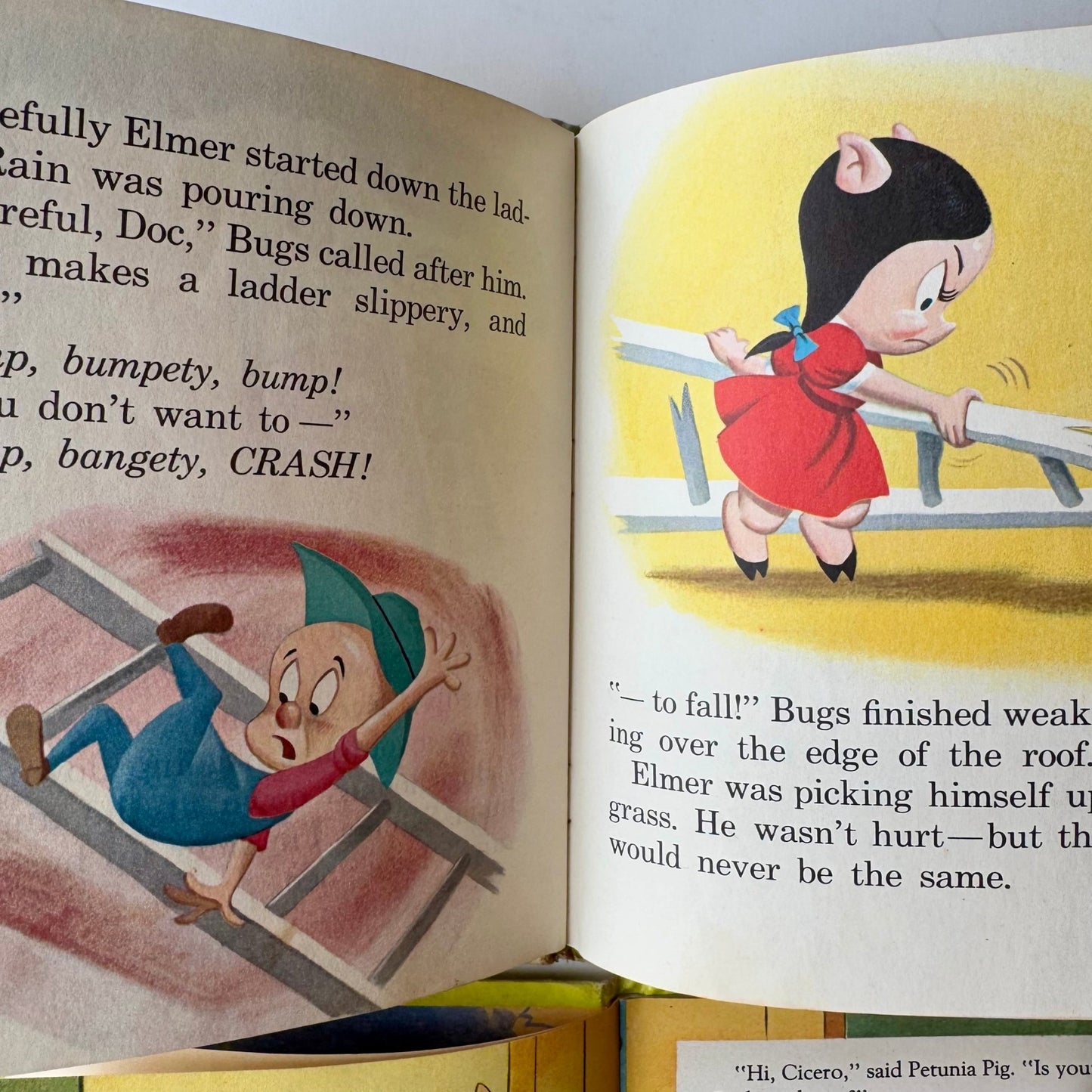 Set of 3 Bugs Bunny Books, Whitman and Golden Book Bundle - Pretty Old Books