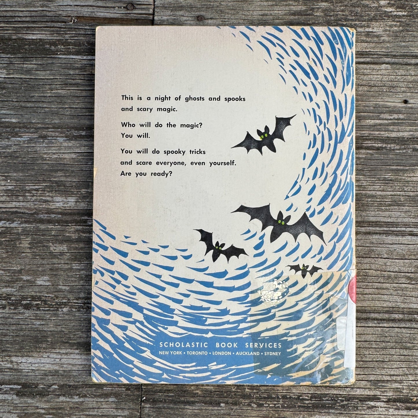 Spooky Tricks, Scholastic 1969 Halloween Paperback, Rose Wyler and Gerald Ames - Pretty Old Books