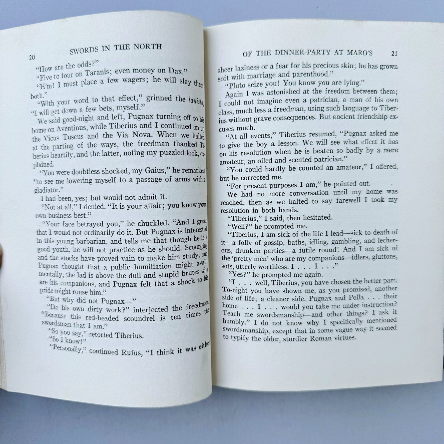 Swords in the North, Paul L. Anderson, The Roman Life and Times Series, 1935 - Pretty Old Books