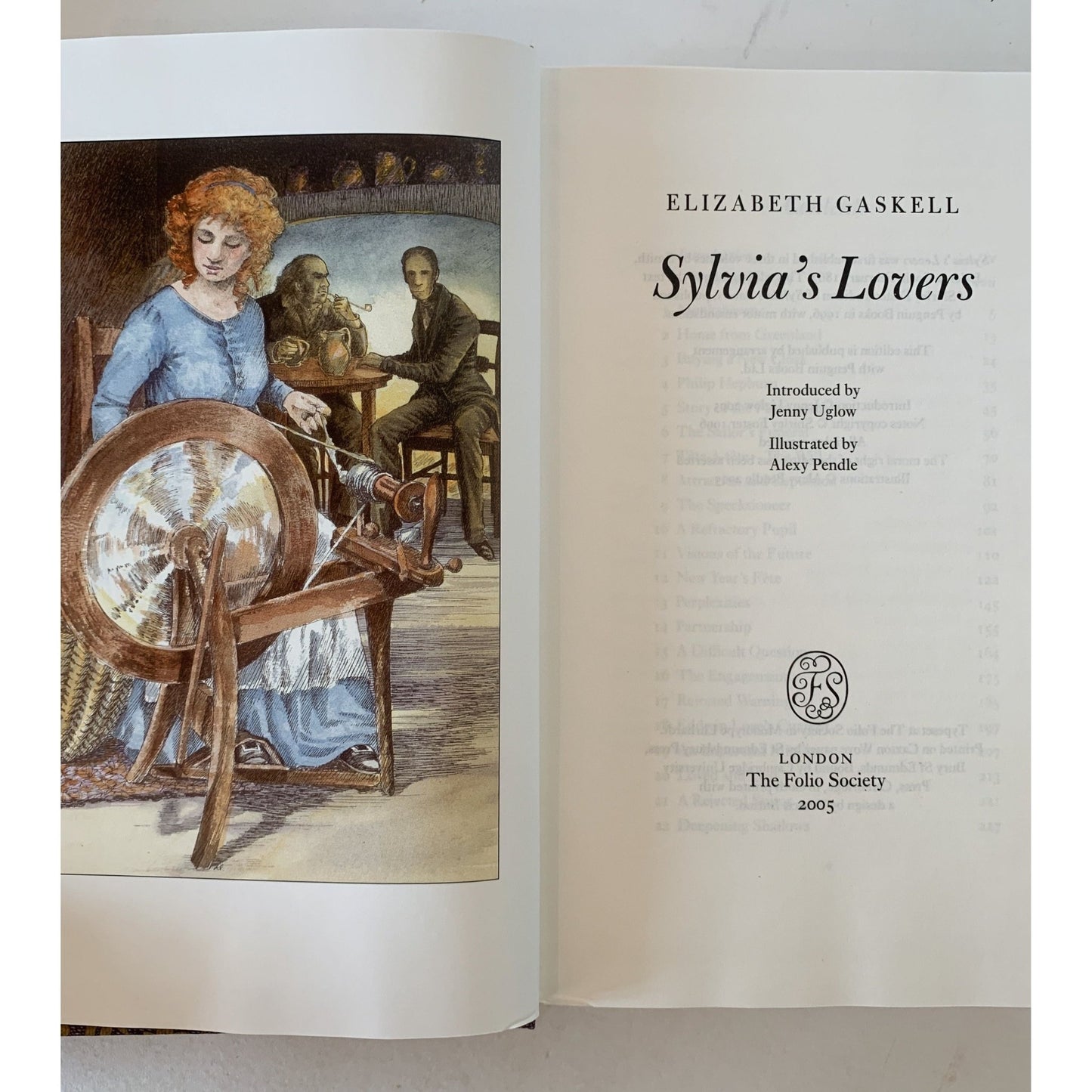 Sylvia's Lovers, Elizabeth Gaskell, Folio Society, 2005 - Pretty Old Books