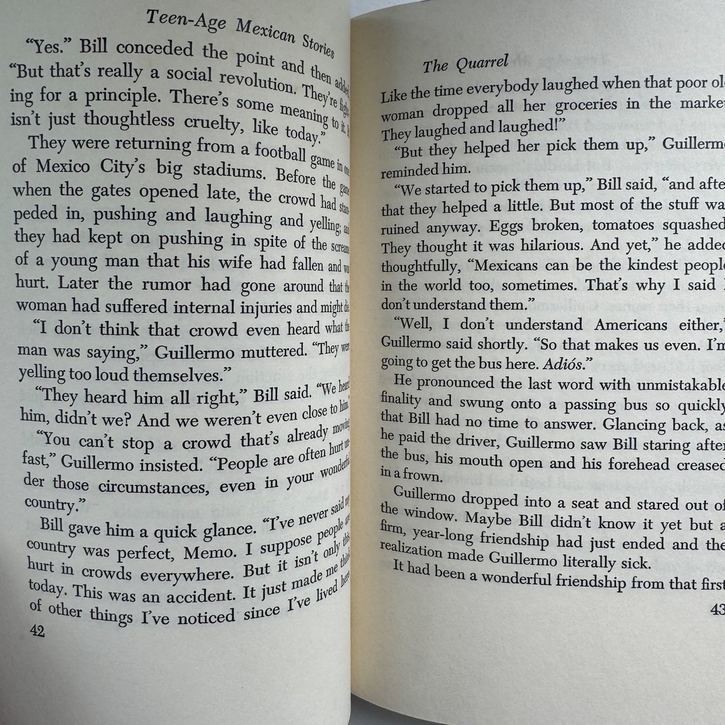 Teenage Mexican Stories by Dorothy Witton, 1972 - Pretty Old Books