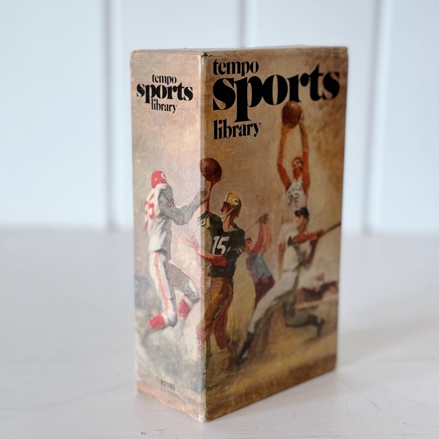 Tempo Sports Library Slipcased Book Set, 1977 Paperback Soccer, Basketball, Baseball - Pretty Old Books