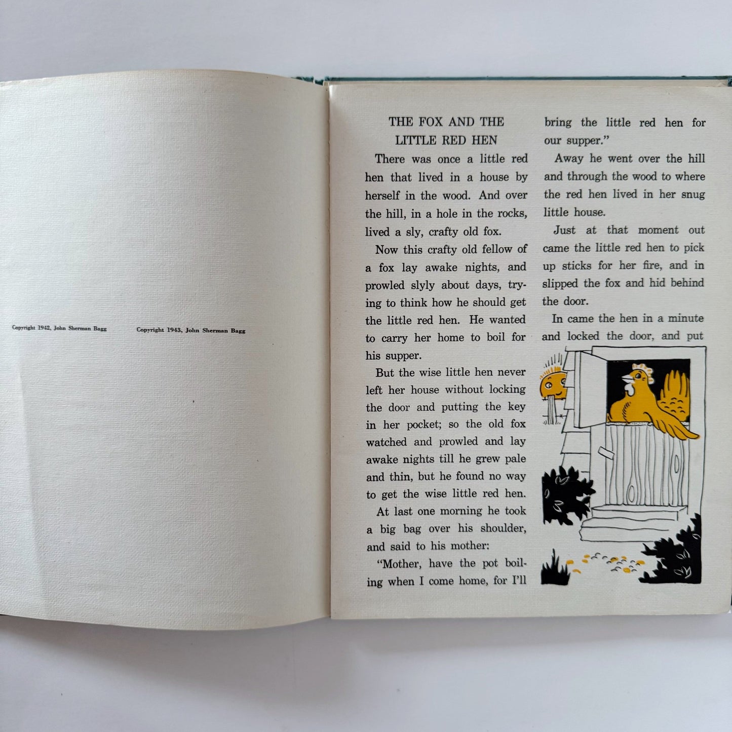 Ten Treasured Tales, A Mary Perks Book, 1943 Fairy Tales Hardcover - Pretty Old Books