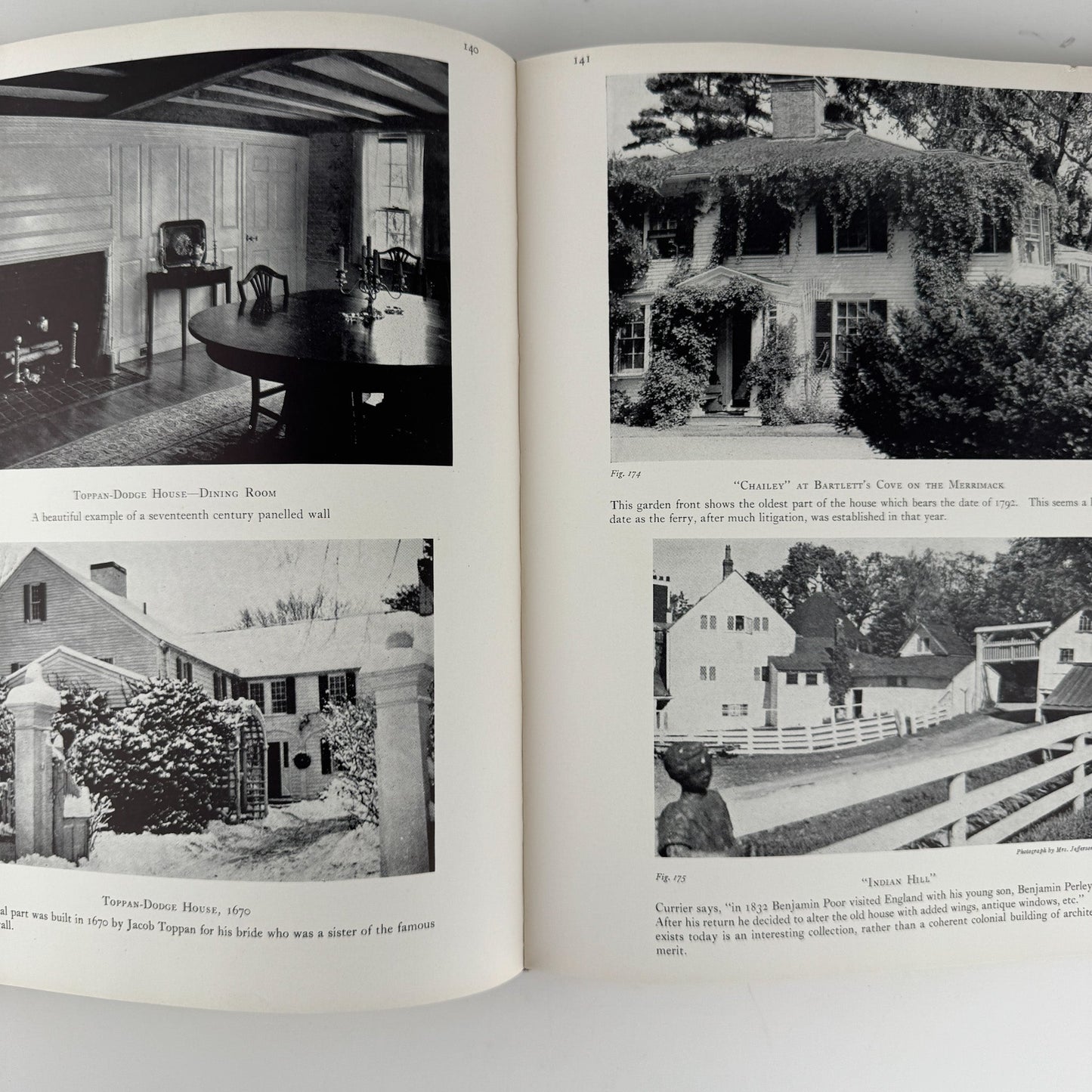 The Architectural Heritage of the Merrimack: Early Houses and Gardens, Limited Edition, 1941 - Pretty Old Books