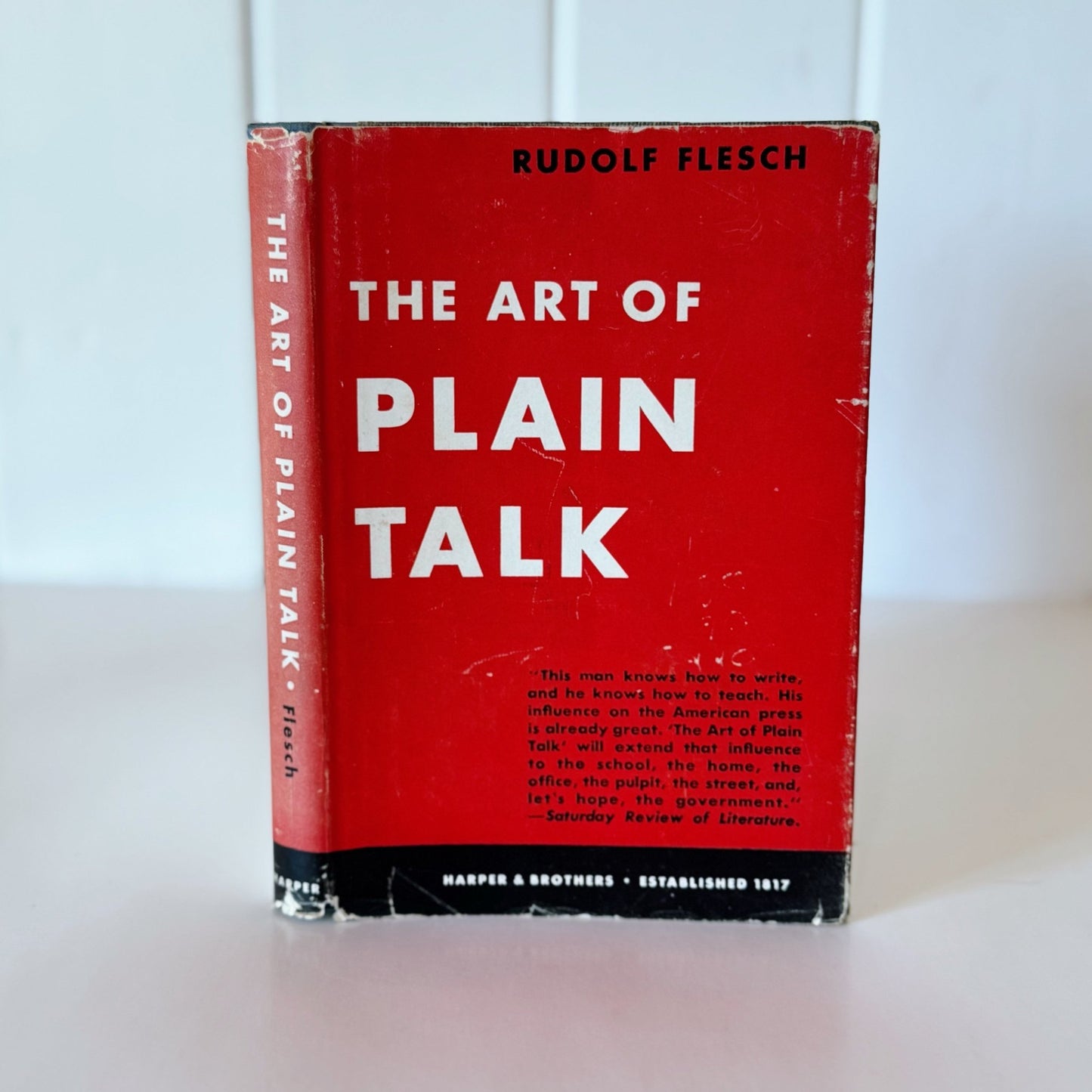 The Art of Plain Talk, Rudolph Flesch, 1946 Hardcover - Pretty Old Books