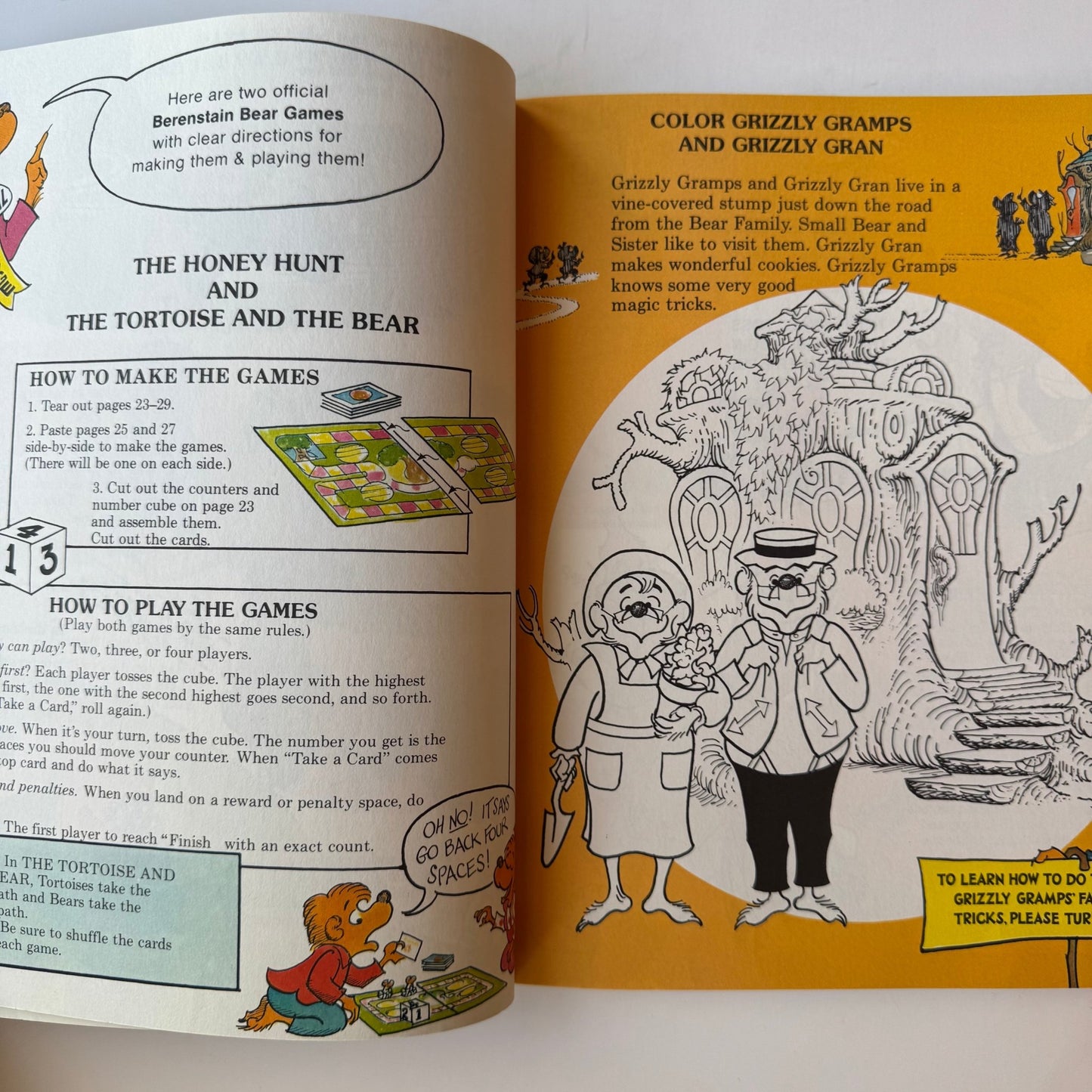 The Bears' Activity Book, 1979, Almost Complete! - Pretty Old Books