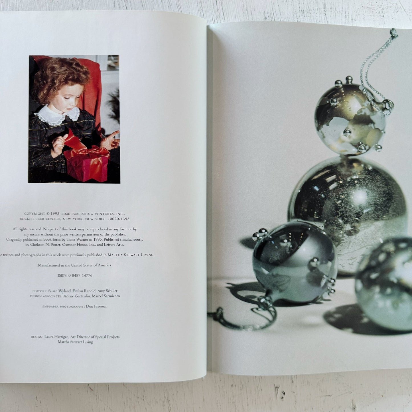 The Best of Martha Stewart Living: Handmade Christmas 1995 Vintage Hardcover - Pretty Old Books