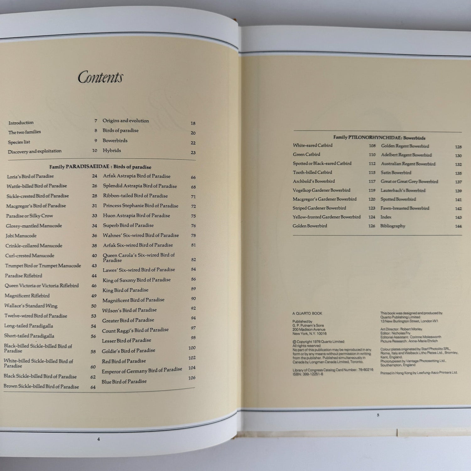 The Birds of Paradise, Michael Everett, 1978, Full Page Bird Plates - Pretty Old Books