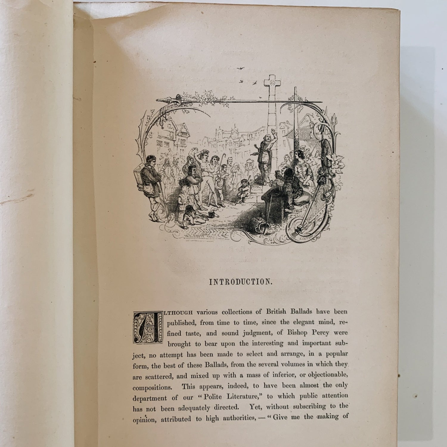 The Book of British Ballads, S.C. Hall, 1853 Hardcover - Pretty Old Books