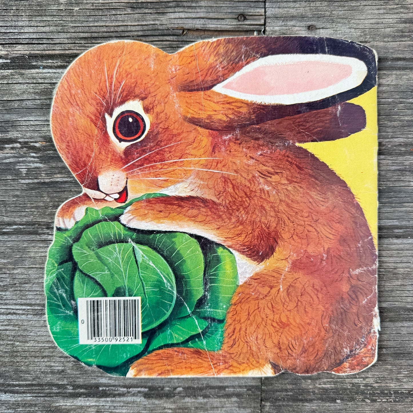 The Bunny Book, Richard Scarry, 1980 Golden Shape Book - Pretty Old Books