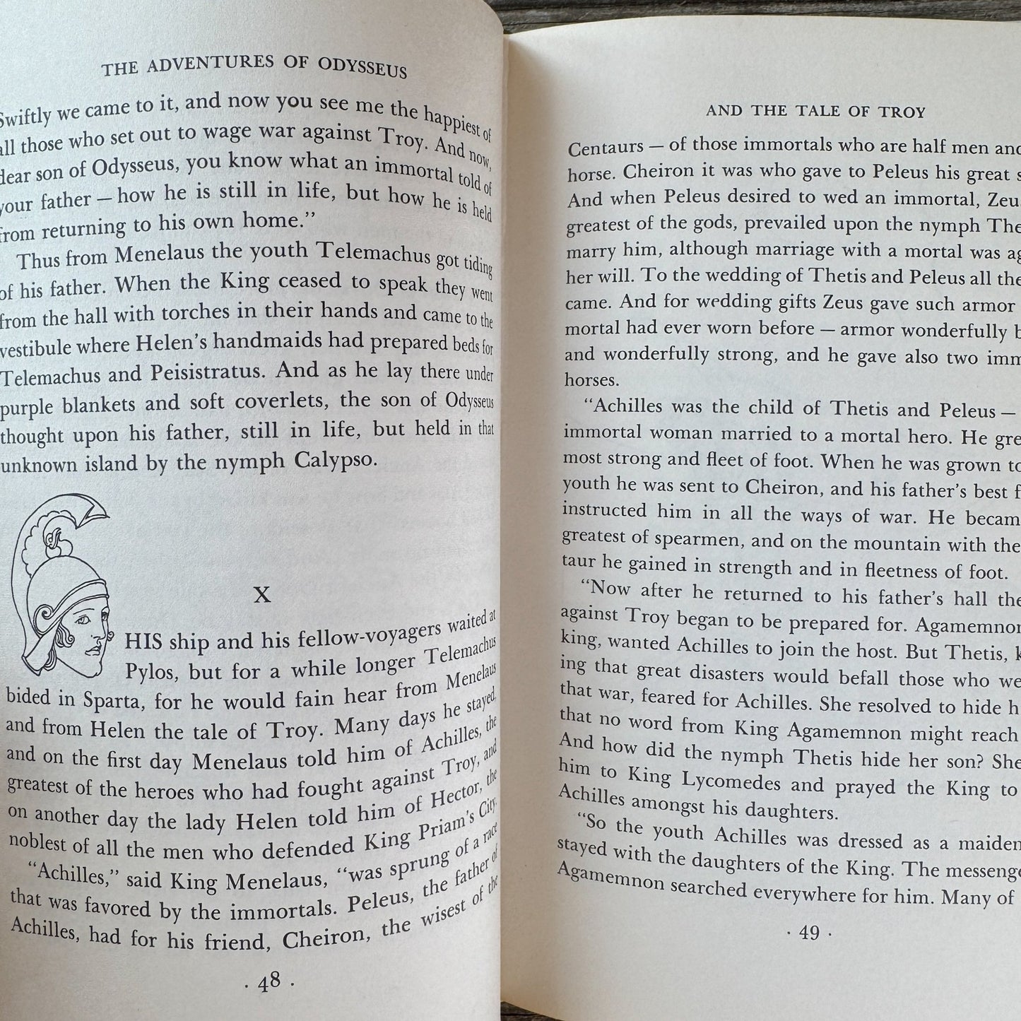 The Children's Homer, The Adventures of Odysseus and the Tale of Troy, Padraic Colum, 1968 - Pretty Old Books