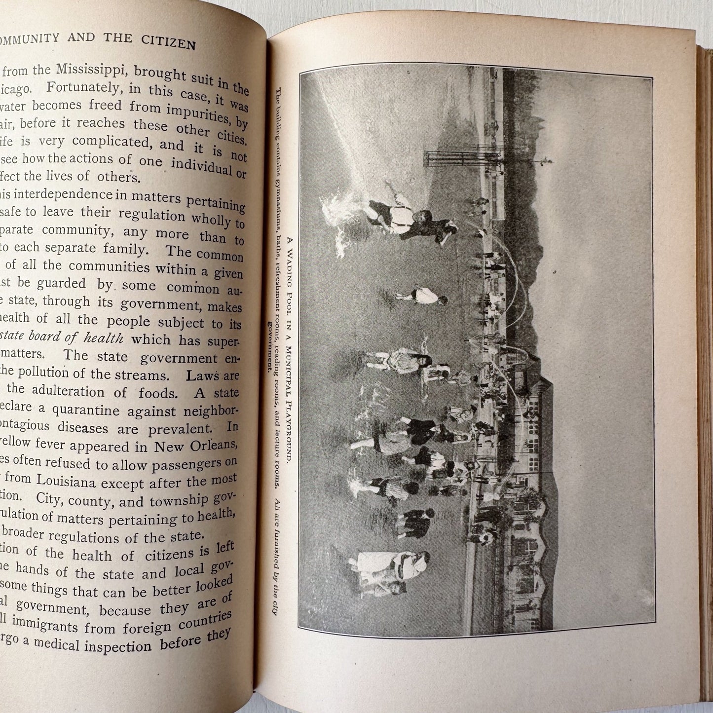 The Community and the Citizen, Civics Textbook 1914 - Pretty Old Books