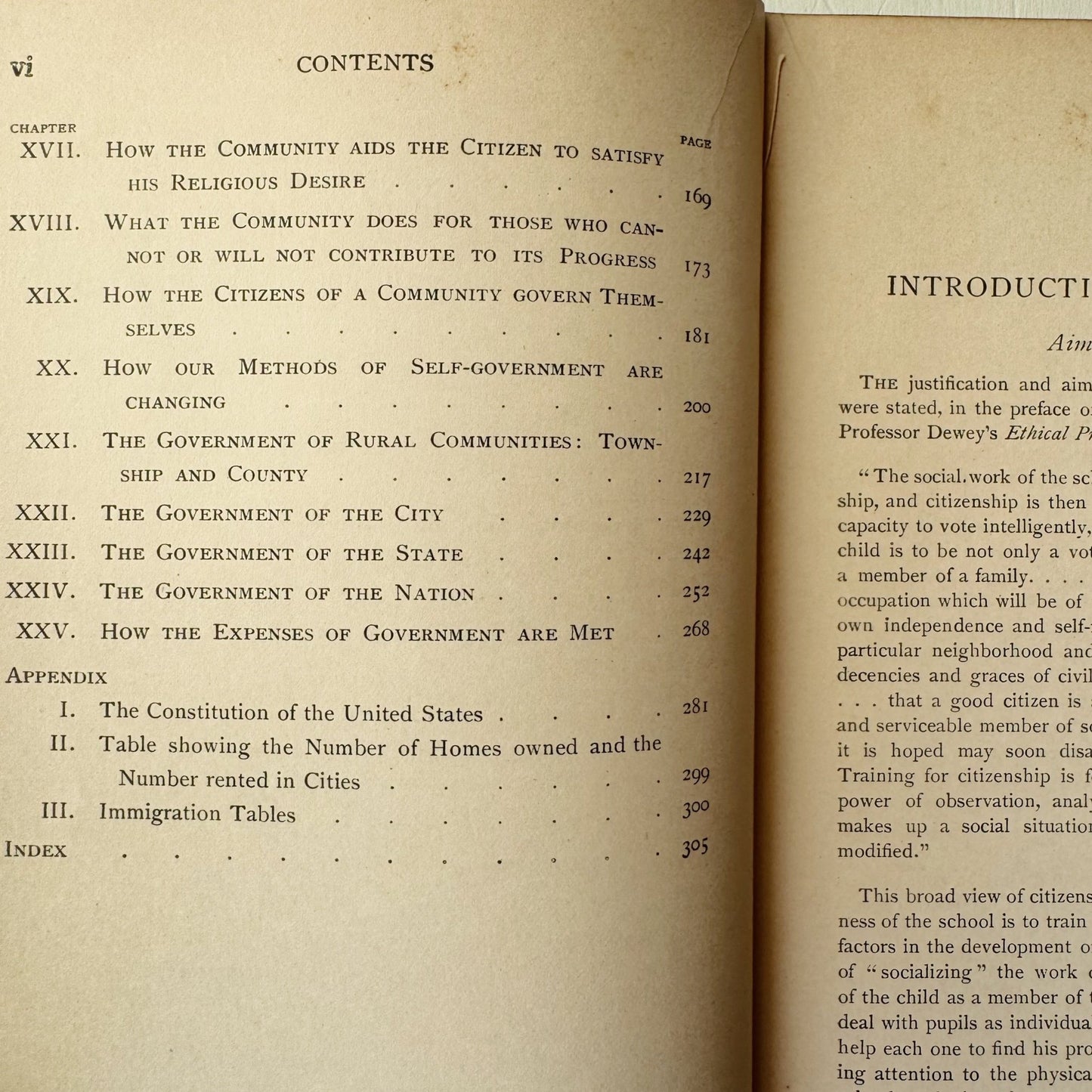 The Community and the Citizen, Civics Textbook 1914 - Pretty Old Books
