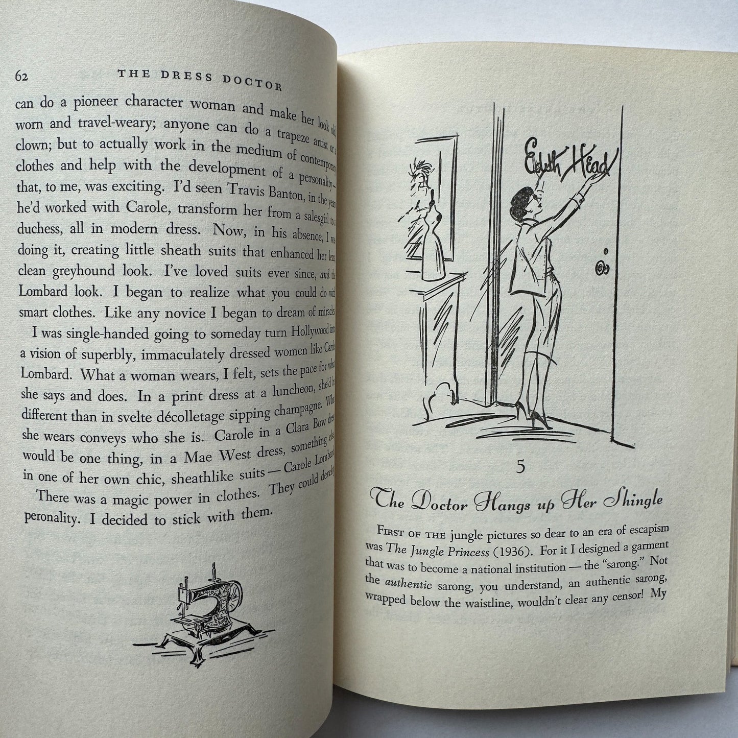 The Dress Doctor, Edith Head, 1959 First Edition - Pretty Old Books
