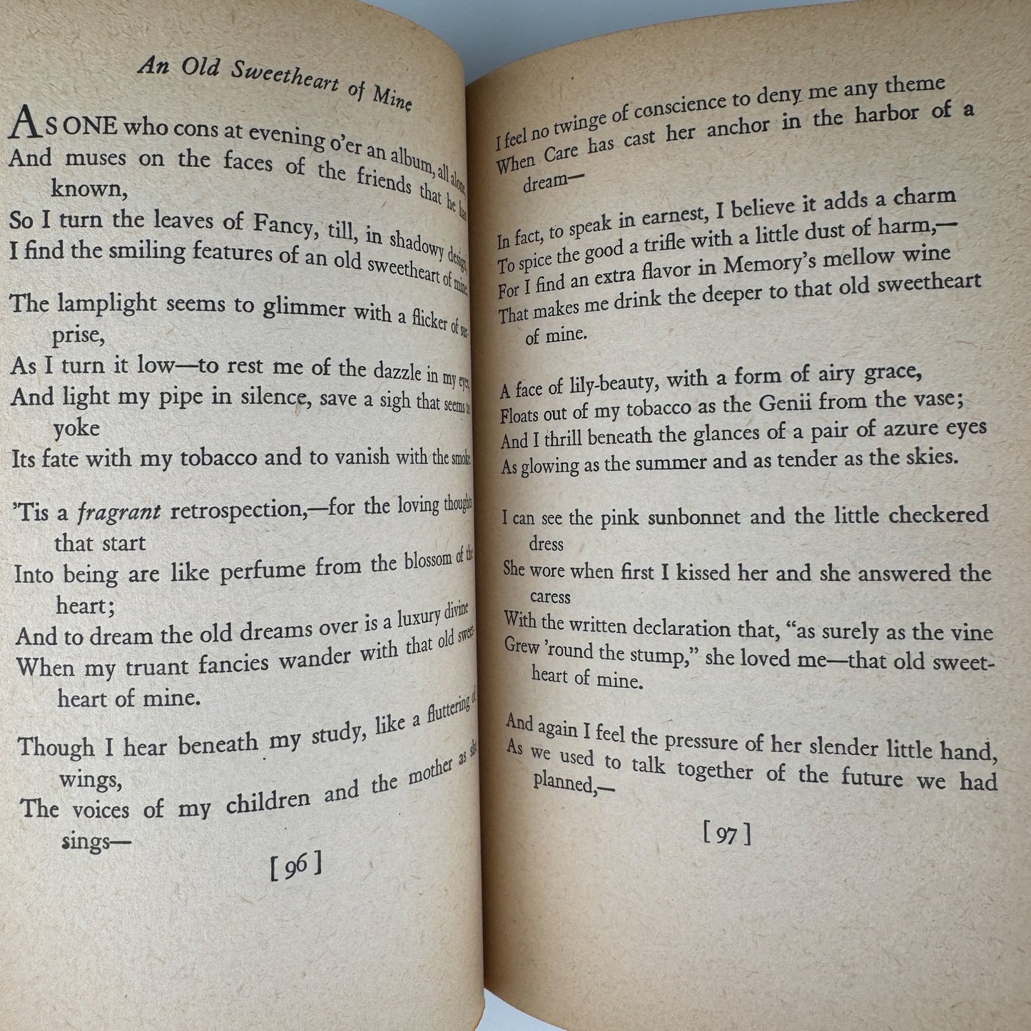 The Favorite Poems of James Whitcomb Riley, 1941 Hardcover DJ - Pretty Old Books