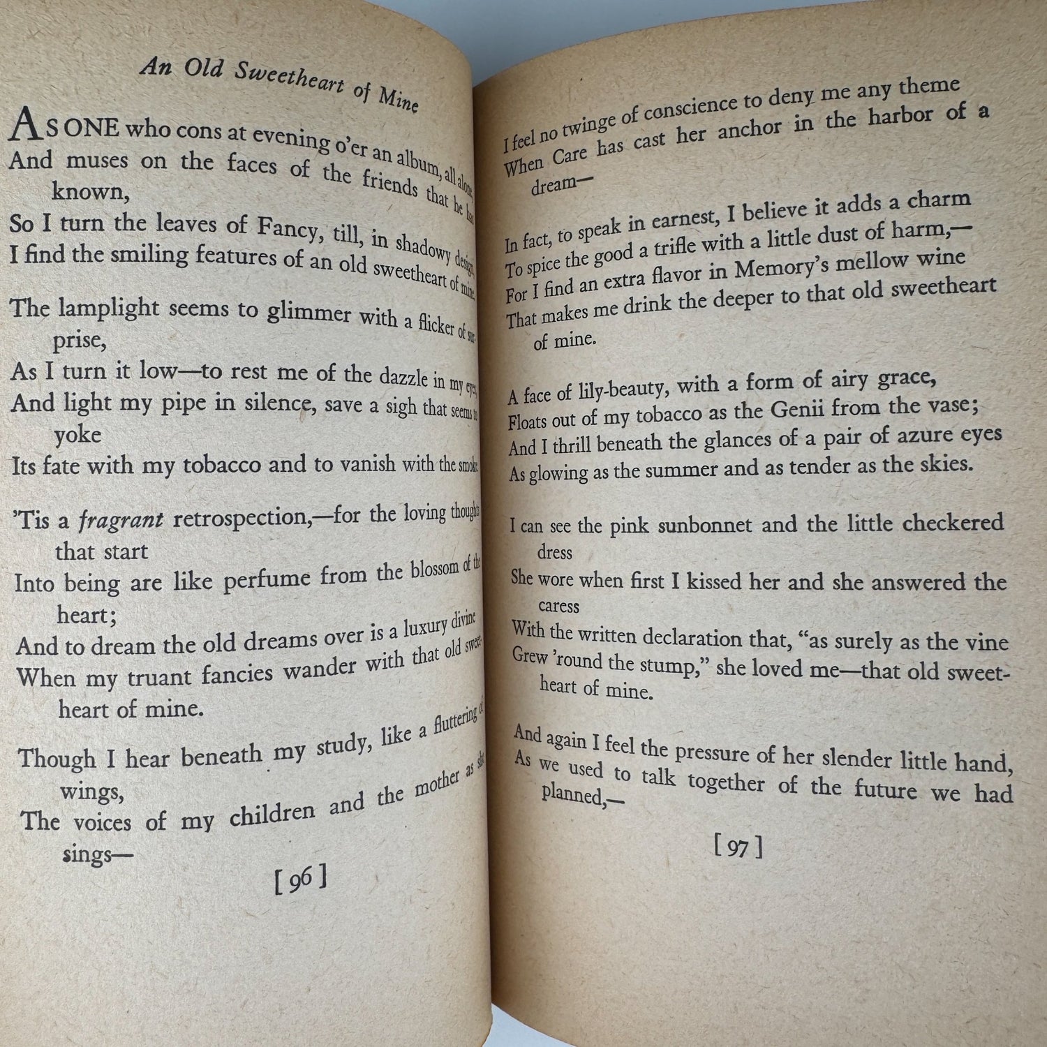 The Favorite Poems of James Whitcomb Riley, 1941 Hardcover DJ - Pretty Old Books