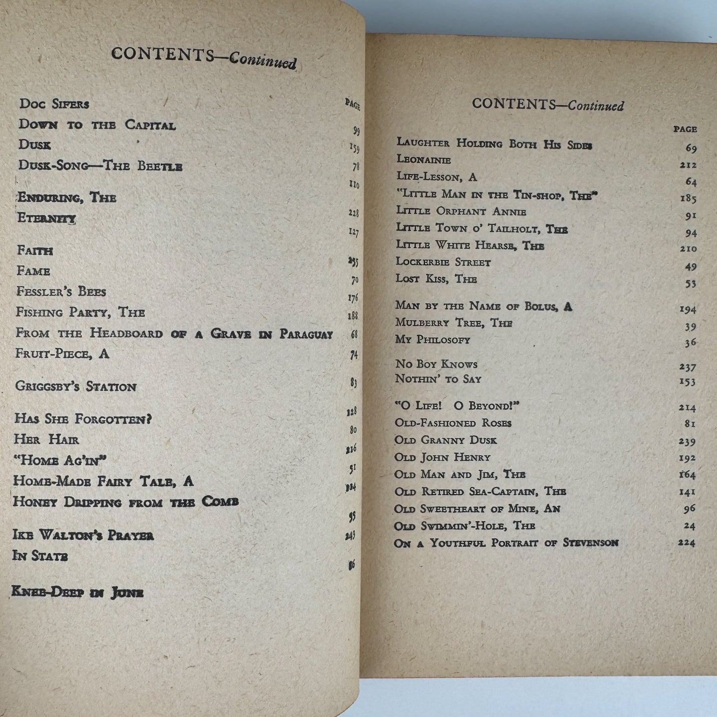 The Favorite Poems of James Whitcomb Riley, 1941 Hardcover DJ - Pretty Old Books