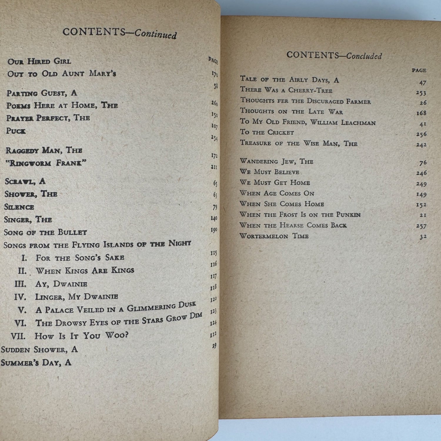 The Favorite Poems of James Whitcomb Riley, 1941 Hardcover DJ - Pretty Old Books