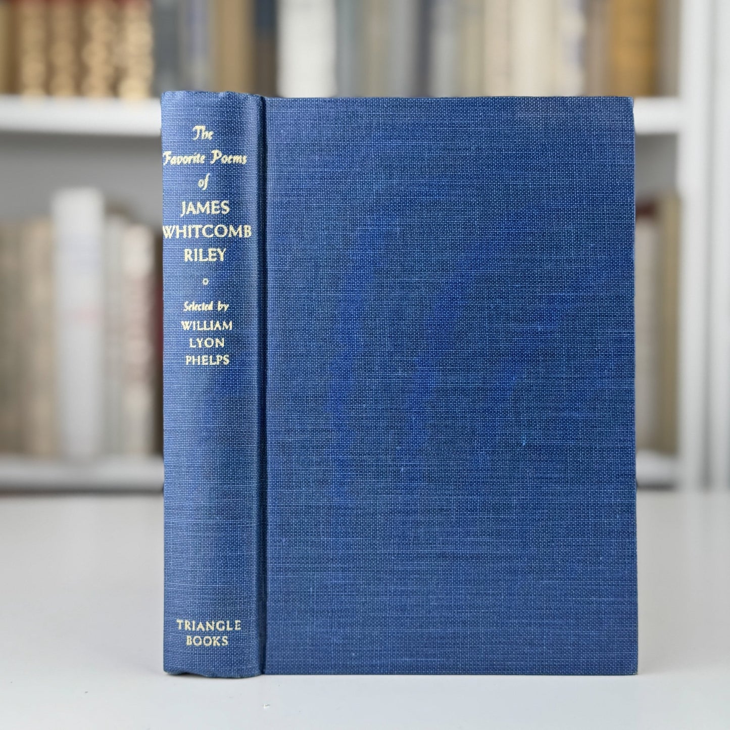 The Favorite Poems of James Whitcomb Riley, 1941 Hardcover DJ - Pretty Old Books