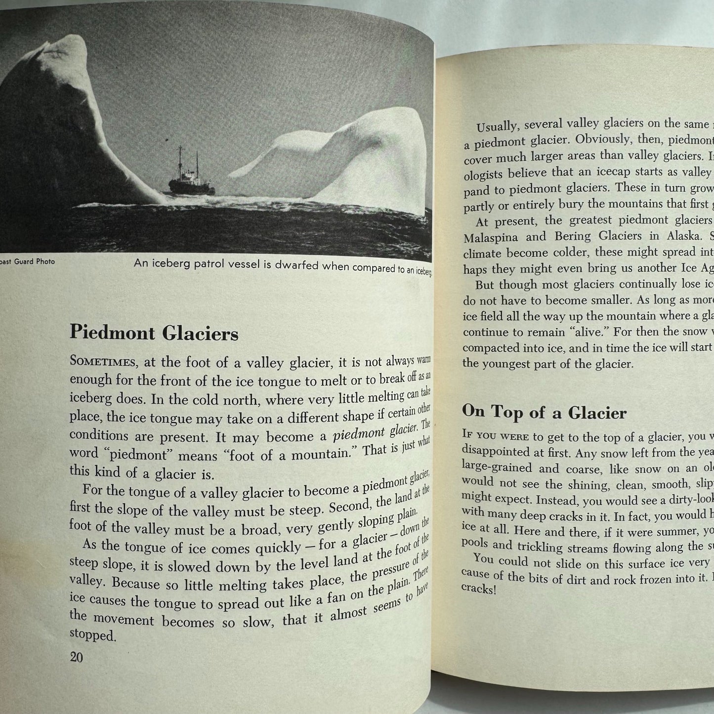 The First Book of Glaciers, Rebecca B. Marcus, 1962 Hardcover - Pretty Old Books