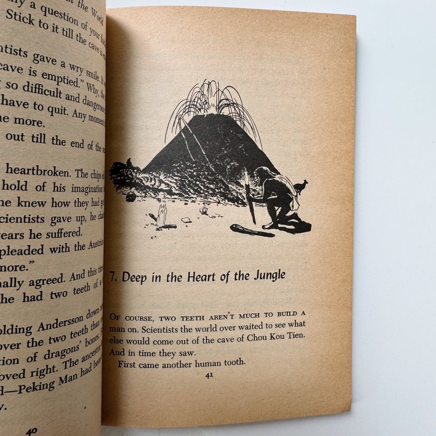 The First Men in the World, Scholastic 1970 Kids' Nonfiction - Pretty Old Books