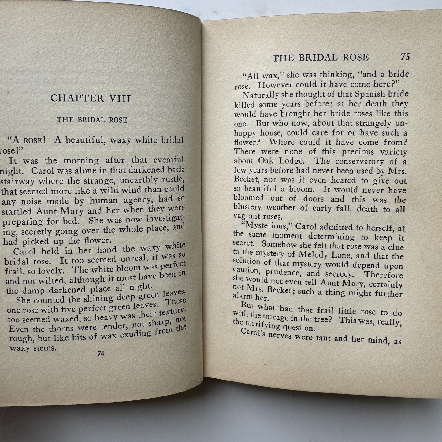 The Ghost of Melody Lane, 1933 YA Mystery by Lilian Garis - Pretty Old Books