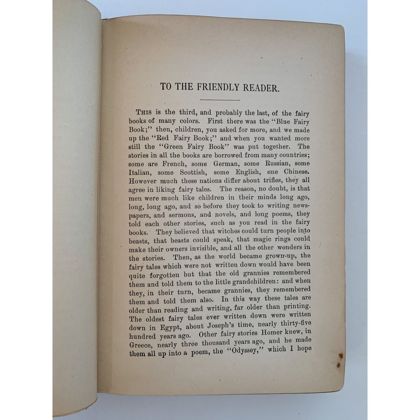The Green Fairy Book, Andrew Lang, Rare Philobiblion Edition Antique Illustrated Hardcover - Pretty Old Books