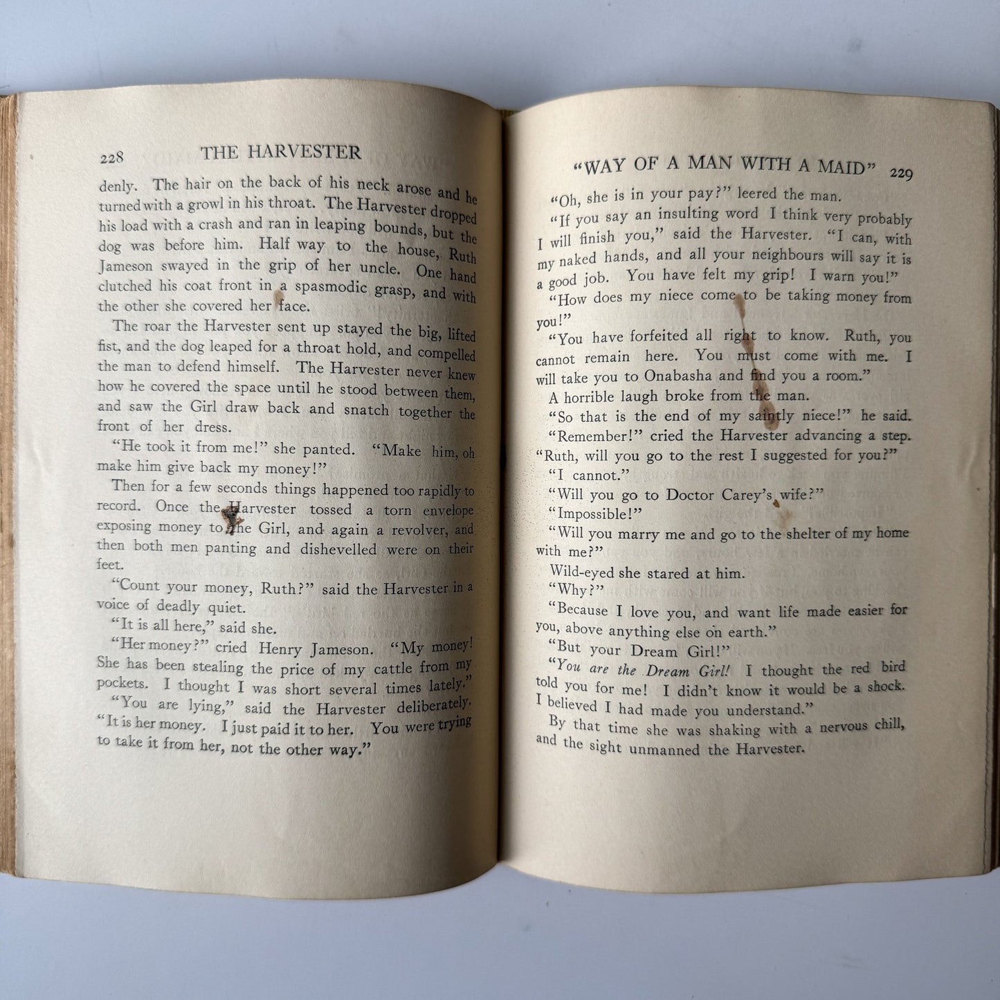The Harvester by Gene Stratton - Porter, Illustrated, 1911 - Pretty Old Books