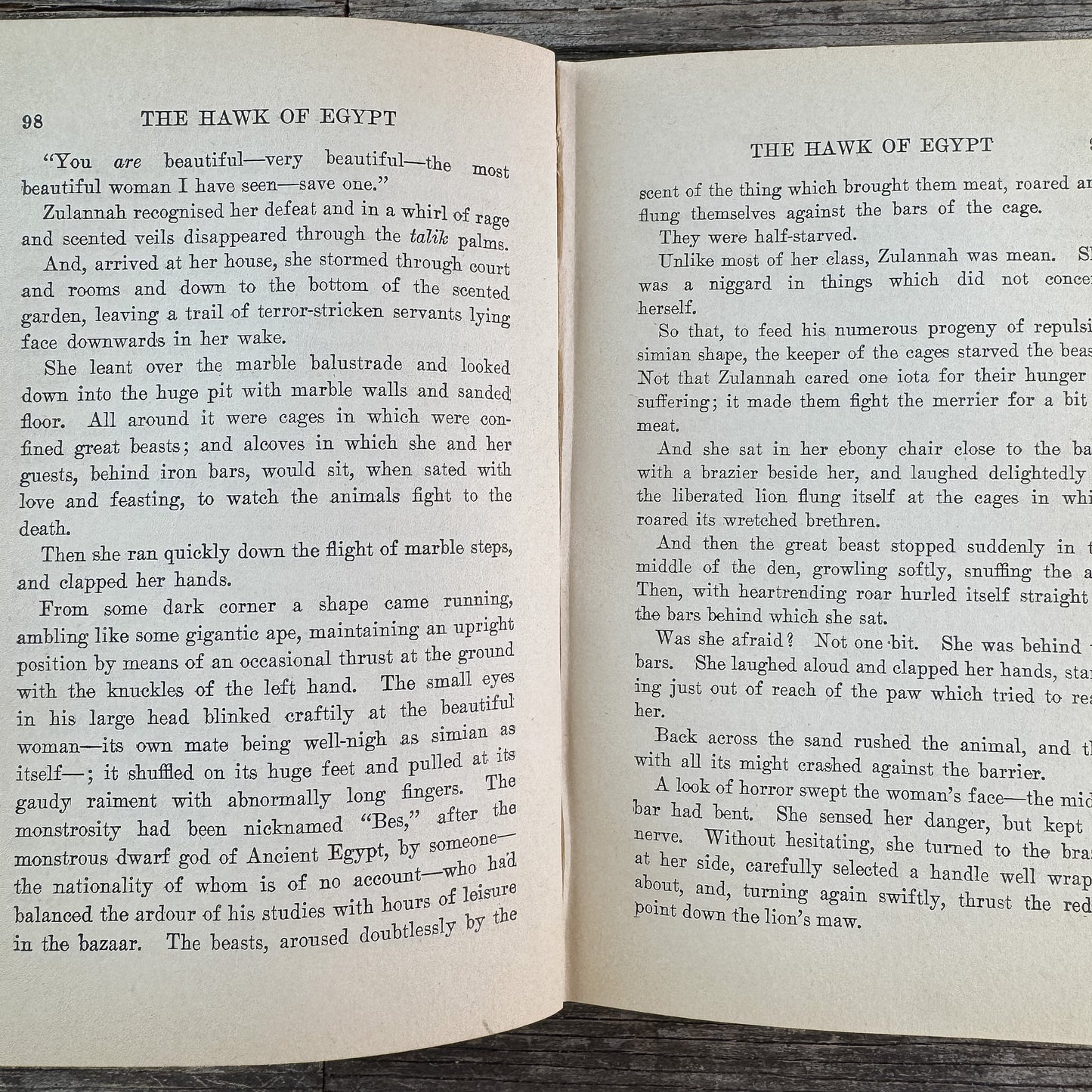 The Hawk of Egypt, Joan Conquest, 1922 Romance - Pretty Old Books