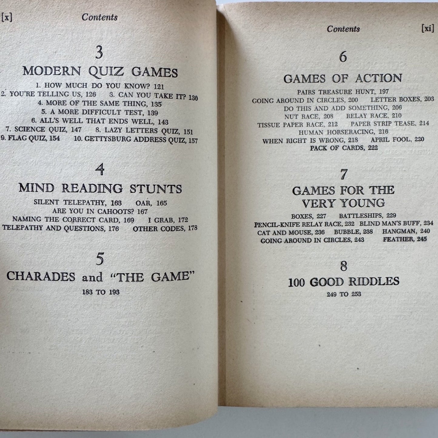 The Home Book of Party Games, 1949 Hardcover - Pretty Old Books