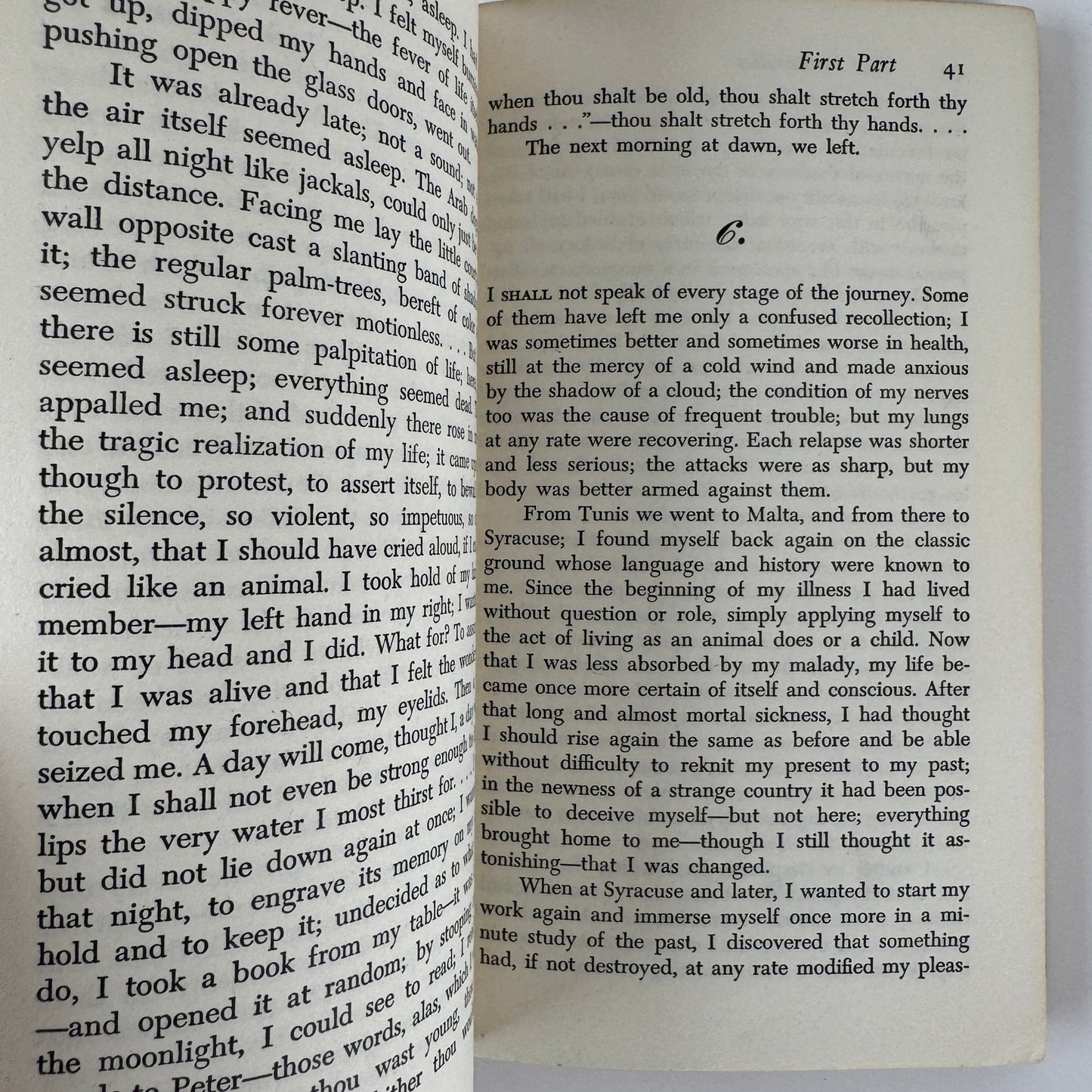 The Immoralist, Andre Gide, Vintage Paperback 1955 - Pretty Old Books
