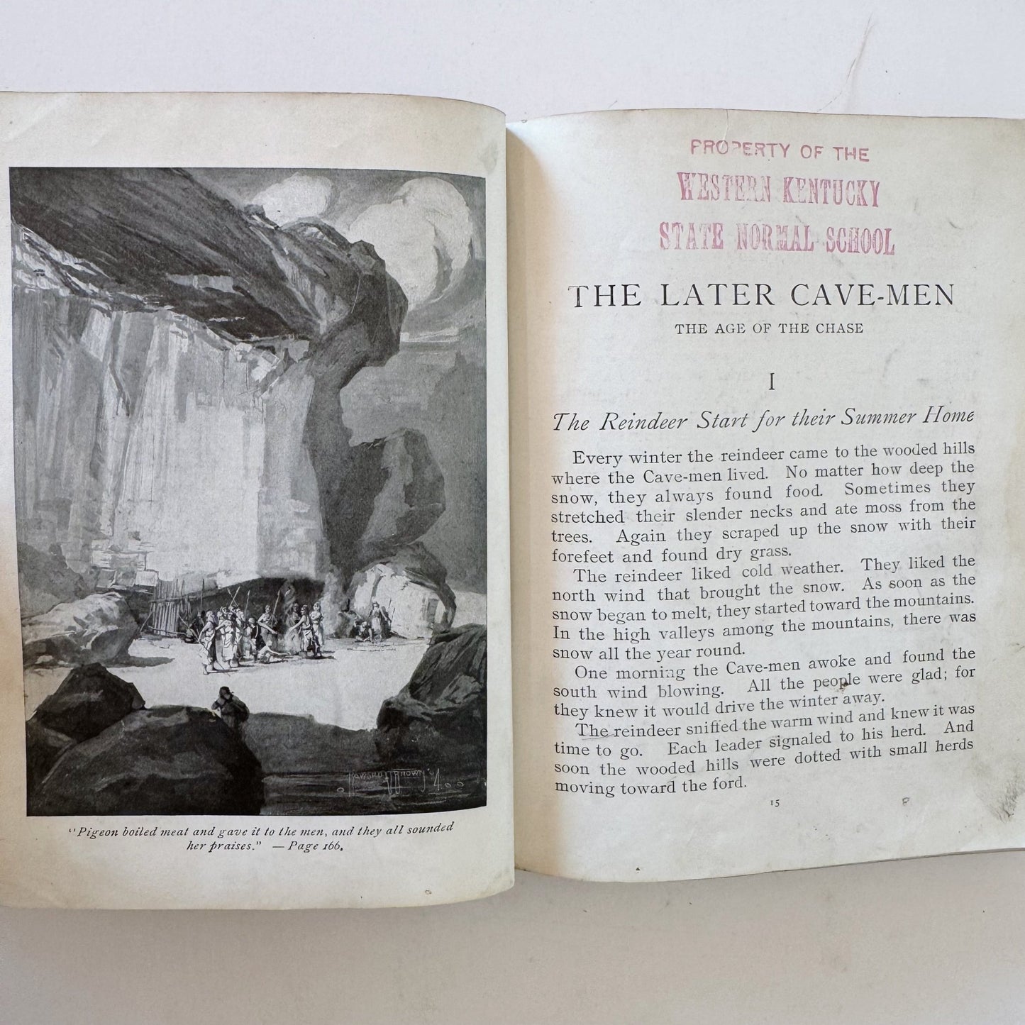 The Later Cave Man, Katherine Elizabeth Dopp, 1906 Elementary School Ancient History and Social Studies - Pretty Old Books