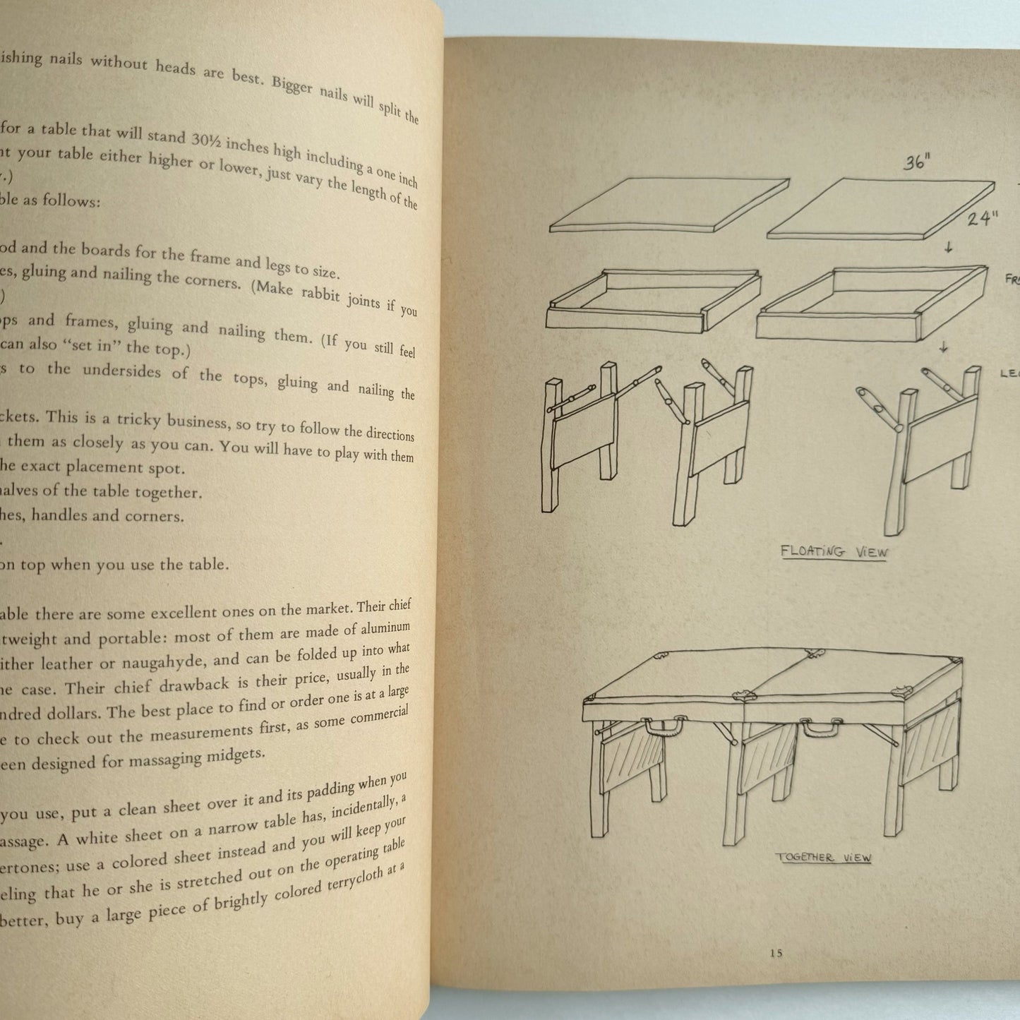 The Massage Book, George Downing, 1984 Illustrated - Pretty Old Books