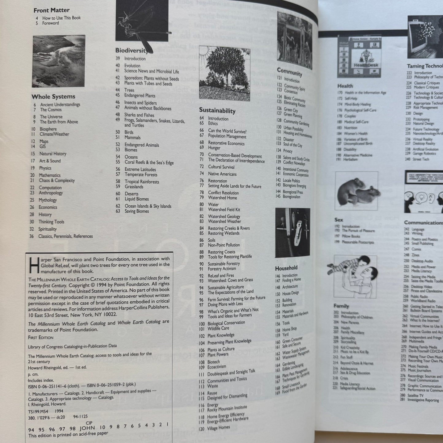 The Millennium Whole Earth Catalog, 1994 Oversized Paperback - Pretty Old Books