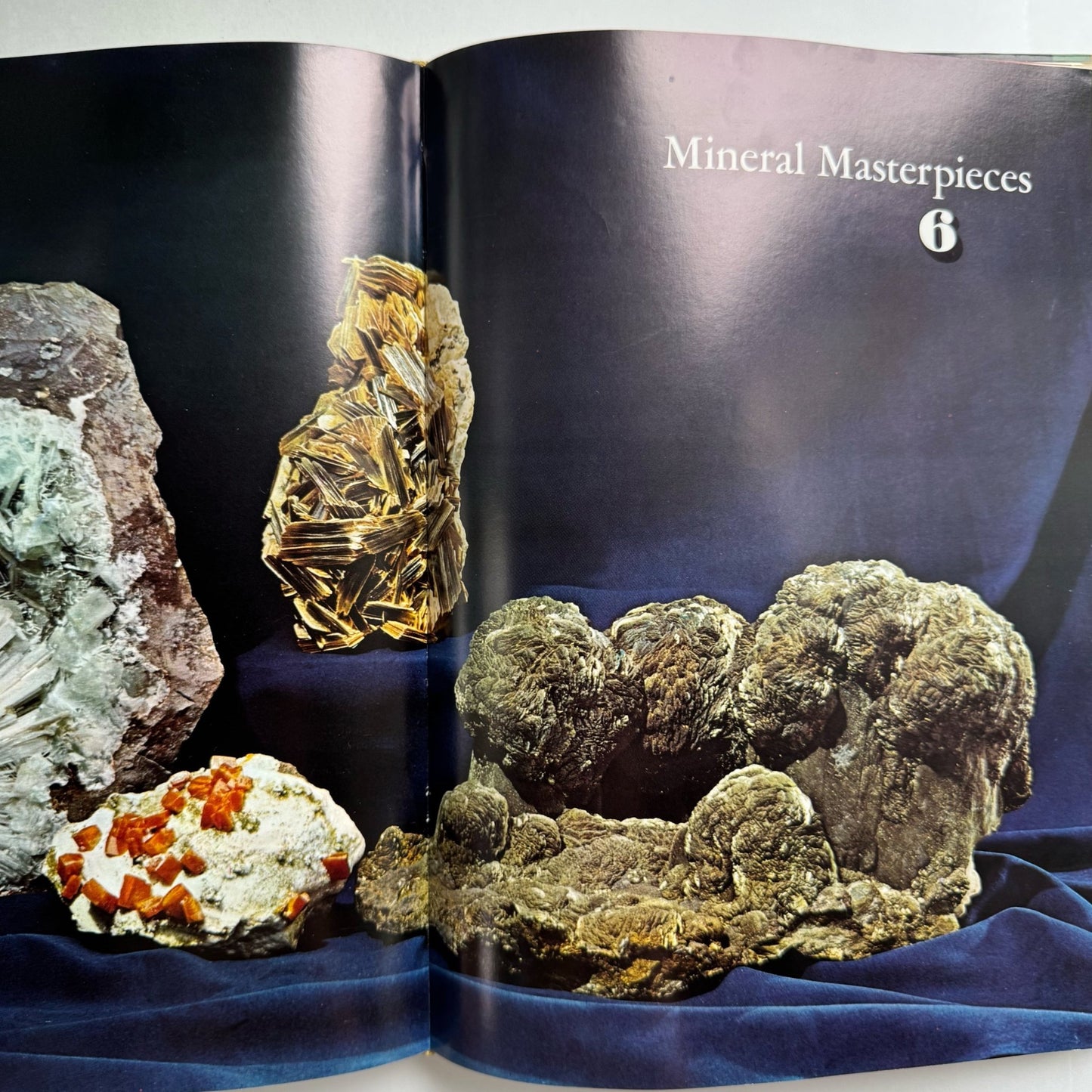The Mineral Kingdom, 1968 Oversized Illustrated Nature Study Hardcover, Paul E. Desautels - Pretty Old Books