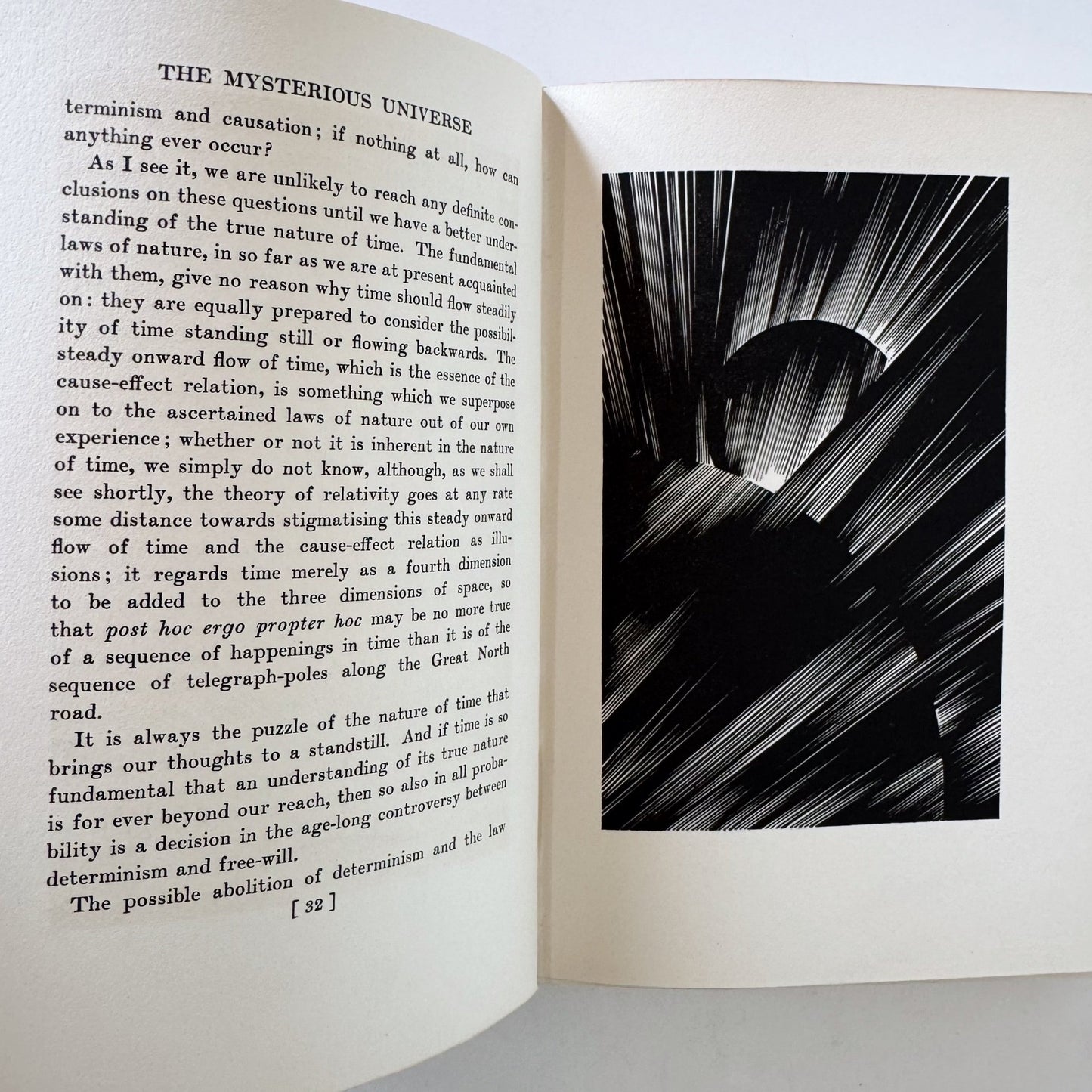 The Mysterious Universe, Sir James Jeans, 1930 Hardcover Physics Book - Pretty Old Books