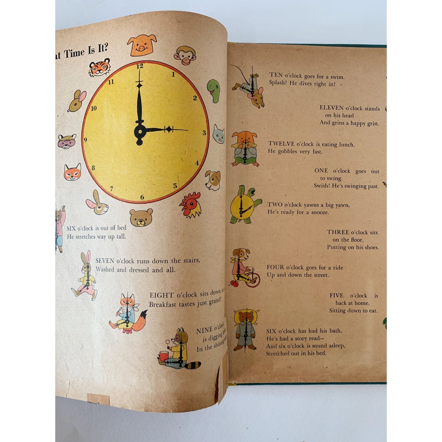 The New Golden Almanac Vintage Richard Scarry Hardcover 1952 - Pretty Old Books