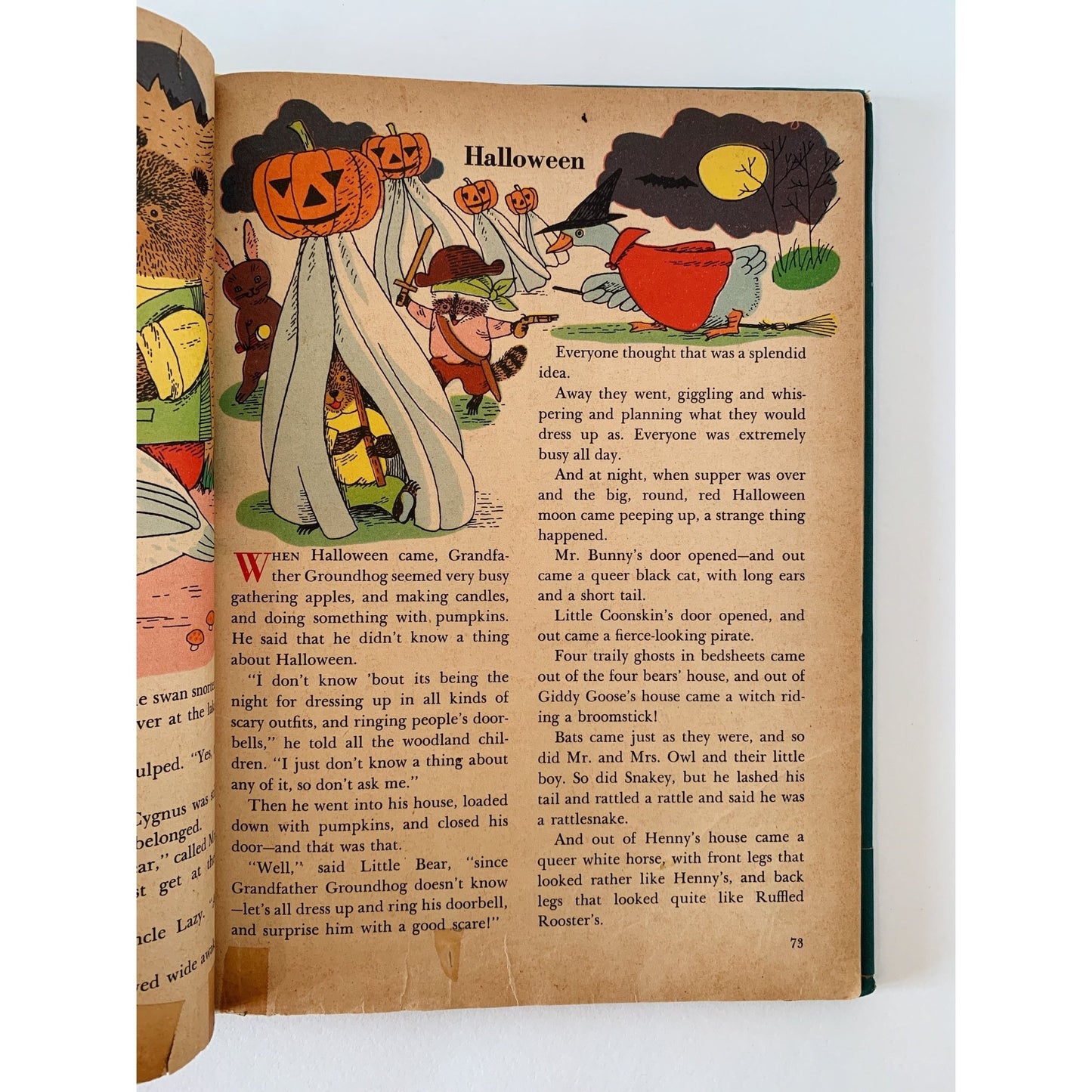 The New Golden Almanac Vintage Richard Scarry Hardcover 1952 - Pretty Old Books