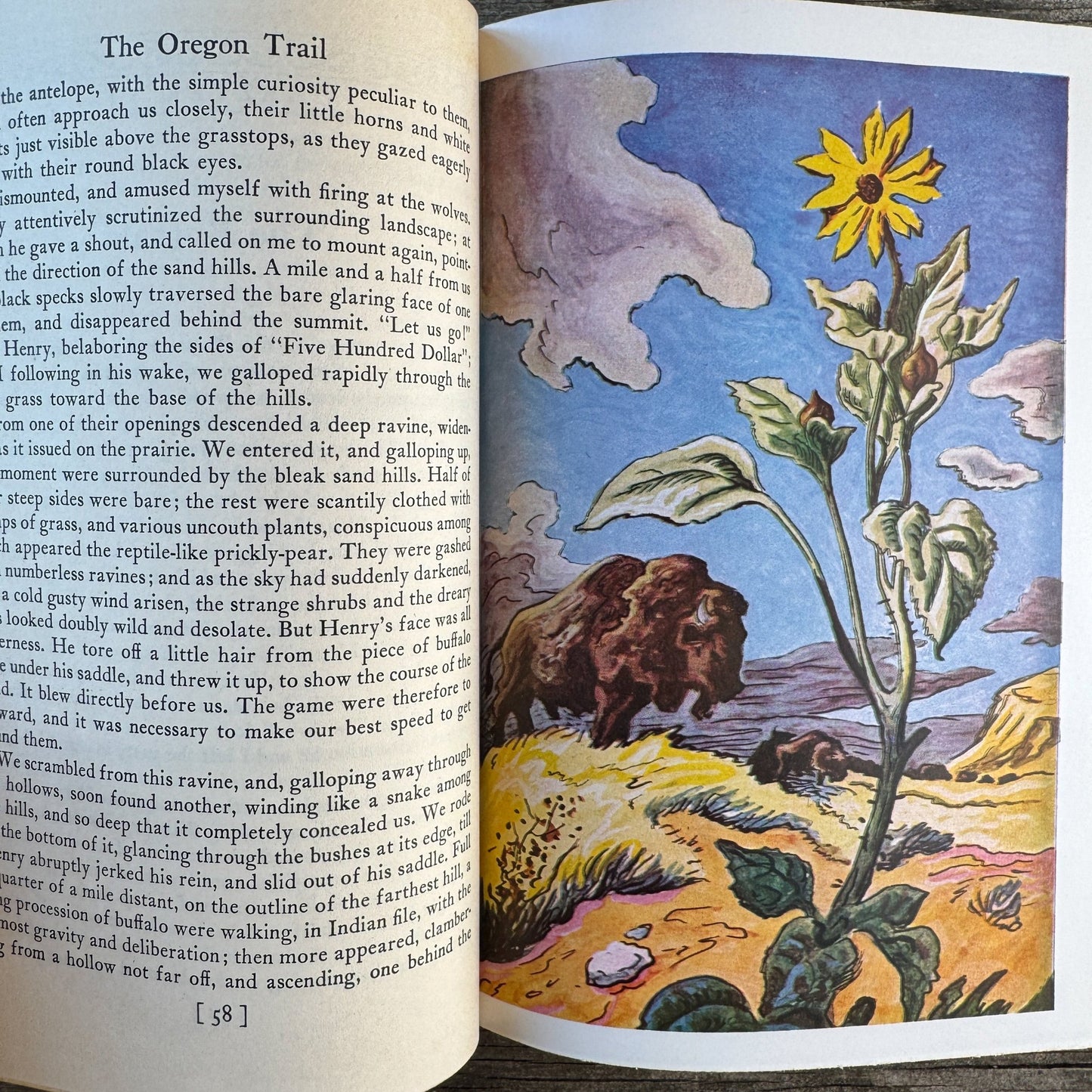 The Oregon Trail by Francis Parkman, Collector’s Classics, 1945 - Pretty Old Books