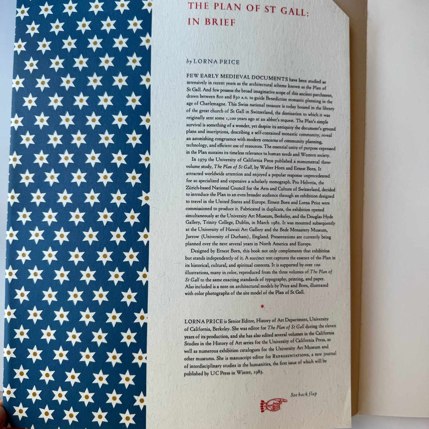 The Plan of St. Gall in Brief, Lorna Price, 1982 Oversized Book - Pretty Old Books