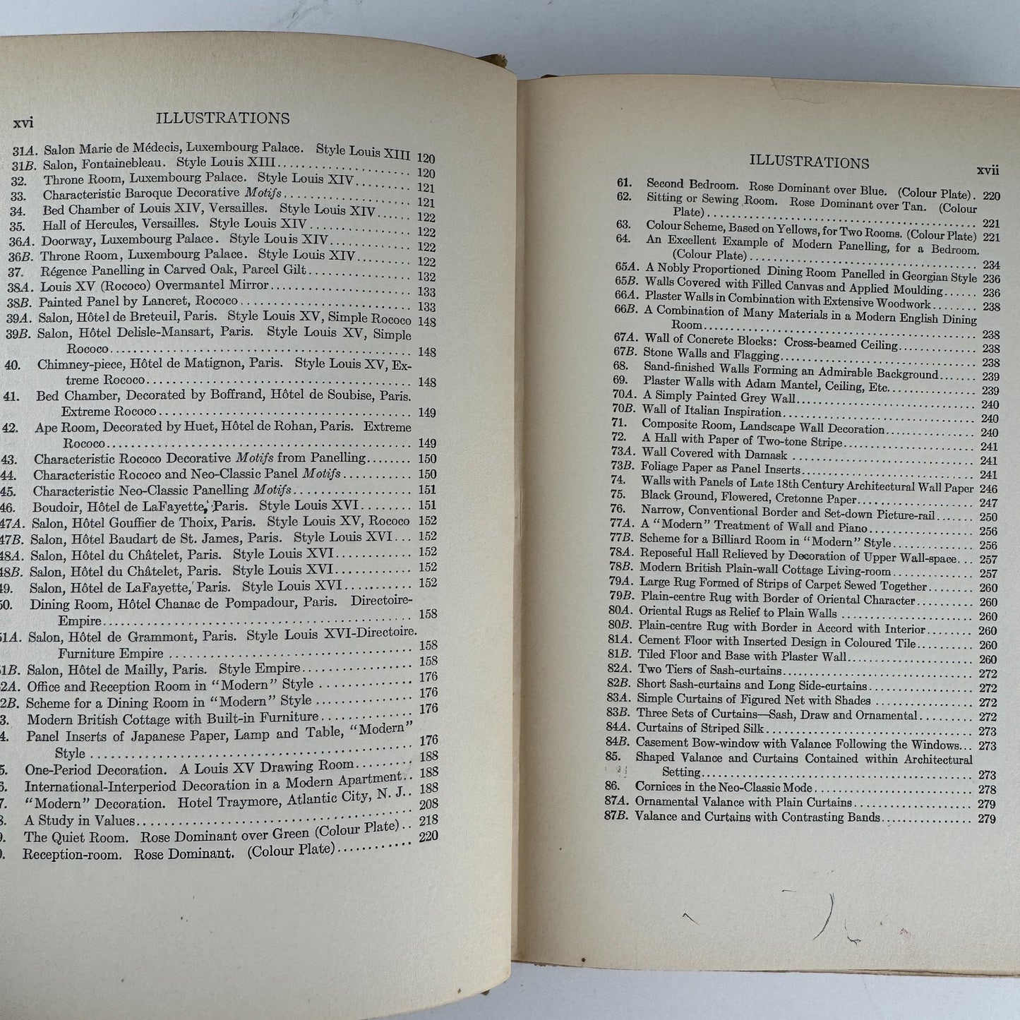 The Practical Book of Interior Decoration, 1919 Hardcover - Pretty Old Books