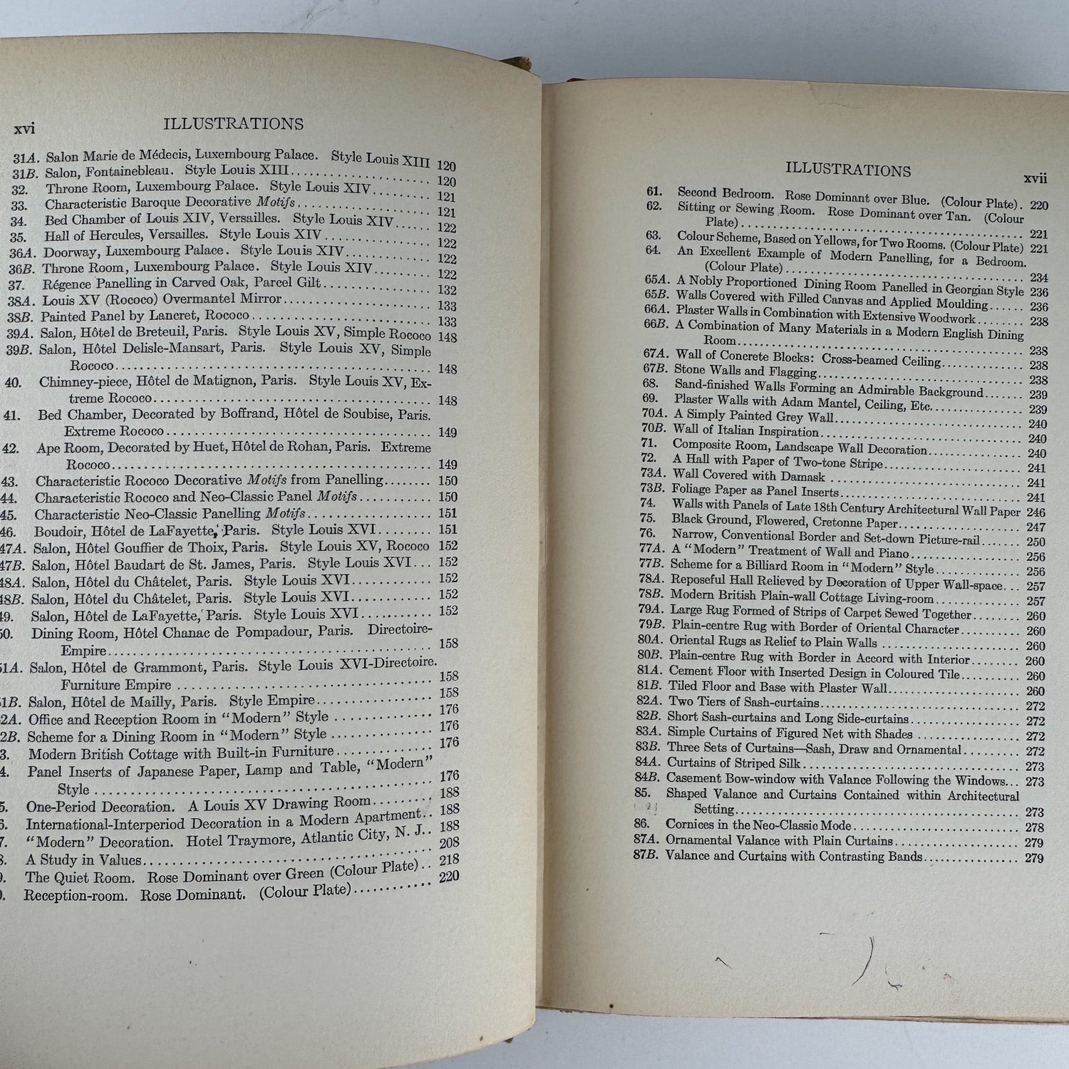 The Practical Book of Interior Decoration, 1919 Hardcover - Pretty Old Books