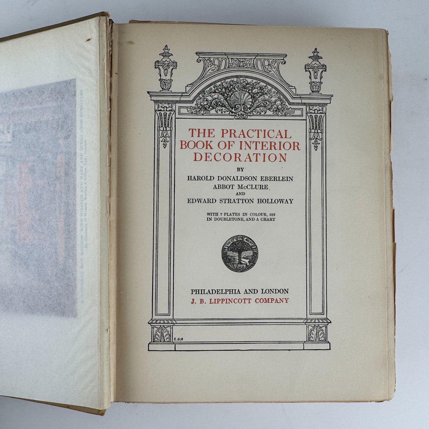 The Practical Book of Interior Decoration, 1919 Hardcover - Pretty Old Books