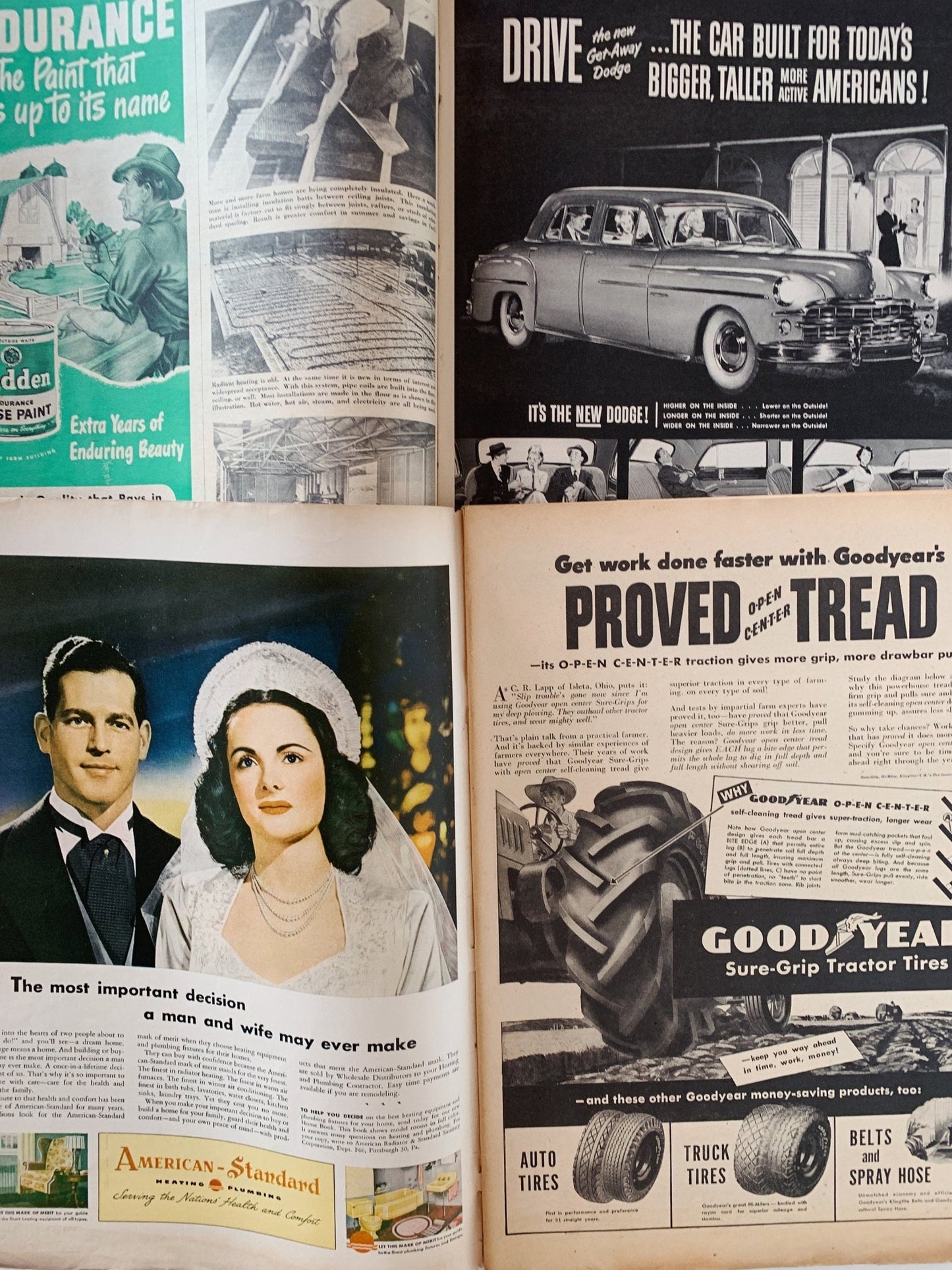 The Progressive Farmer Magazine, Vintage Magazines Mid Century 1940s and 1950s, Choose One - Pretty Old Books