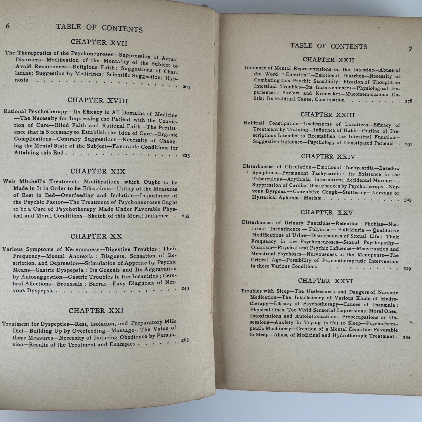 The Psychic Treatment of Nervous Disorders — 1909 Antique Medical Book - Pretty Old Books