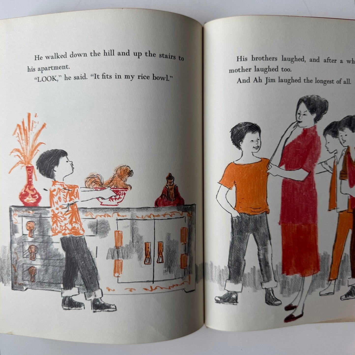 The Rice Bowl Pet, Patricia Martin, Ezra Jack Keats, 1962 Hardcover - Pretty Old Books