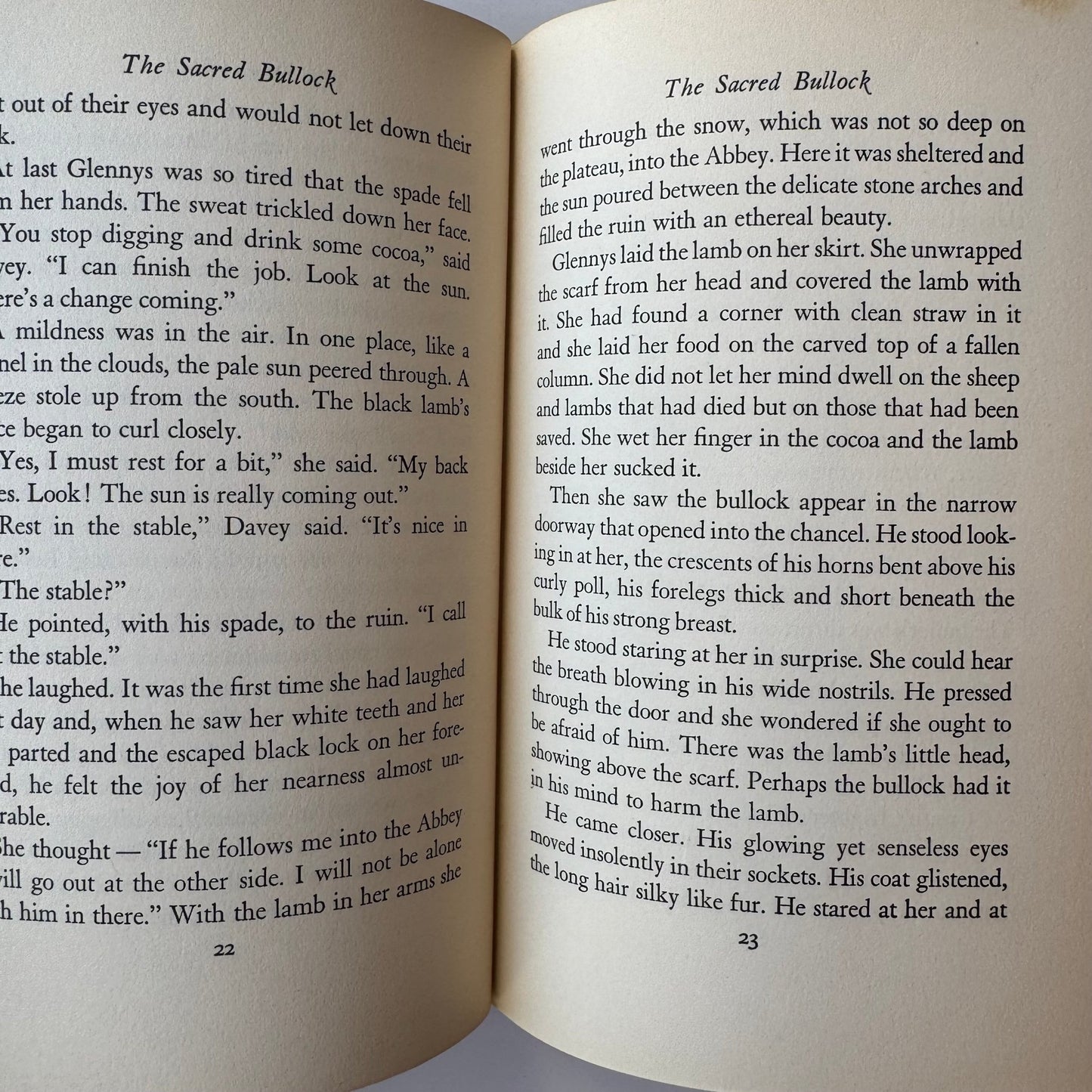 The Sacred Bullock and Other Stories, Mazo de la Roche, 1939 Hardcover - Pretty Old Books