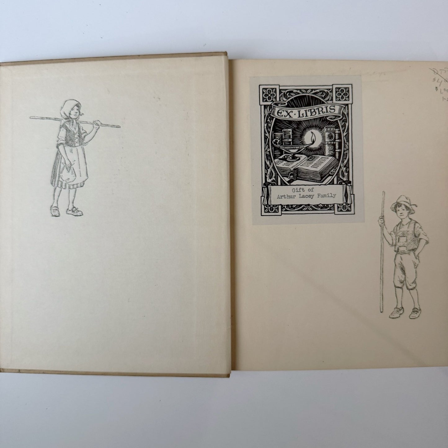 The Swiss Twins, Lucy Fitch Perkins, 1922 Hardcover - Pretty Old Books