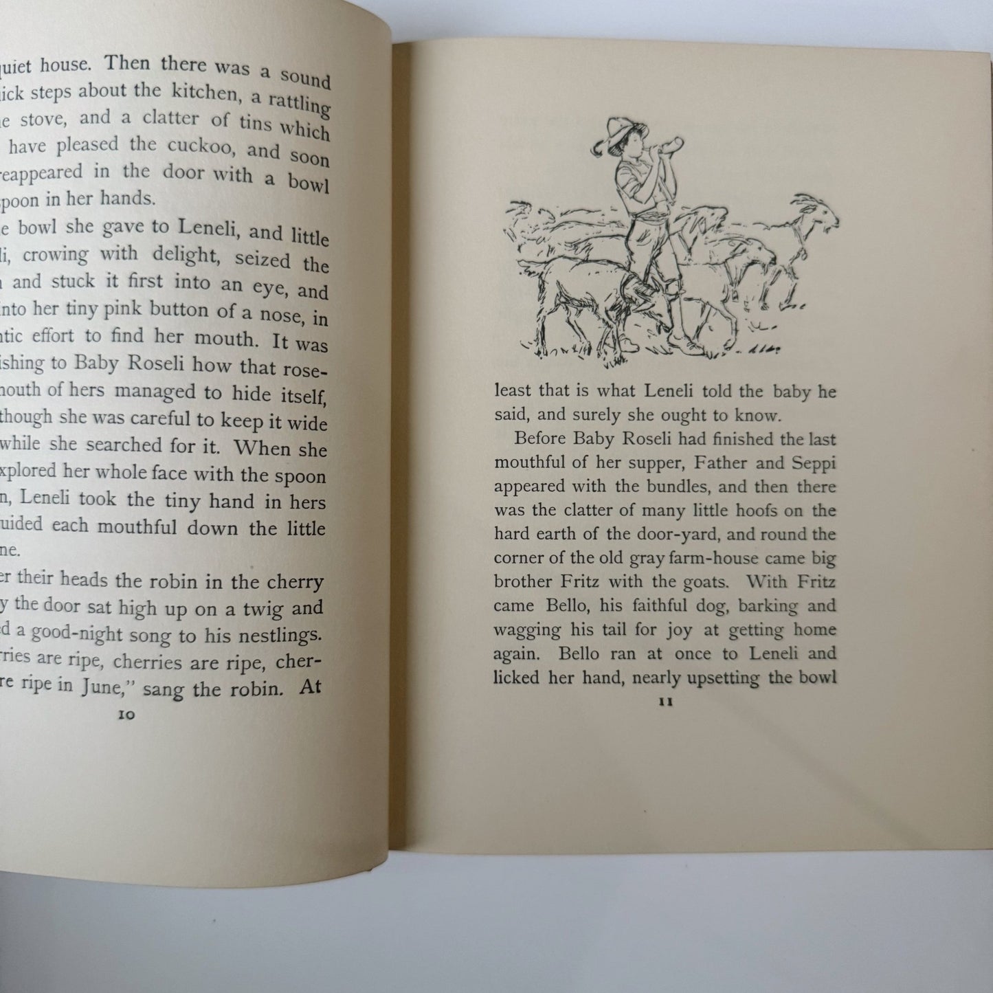 The Swiss Twins, Lucy Fitch Perkins, 1922 Hardcover - Pretty Old Books