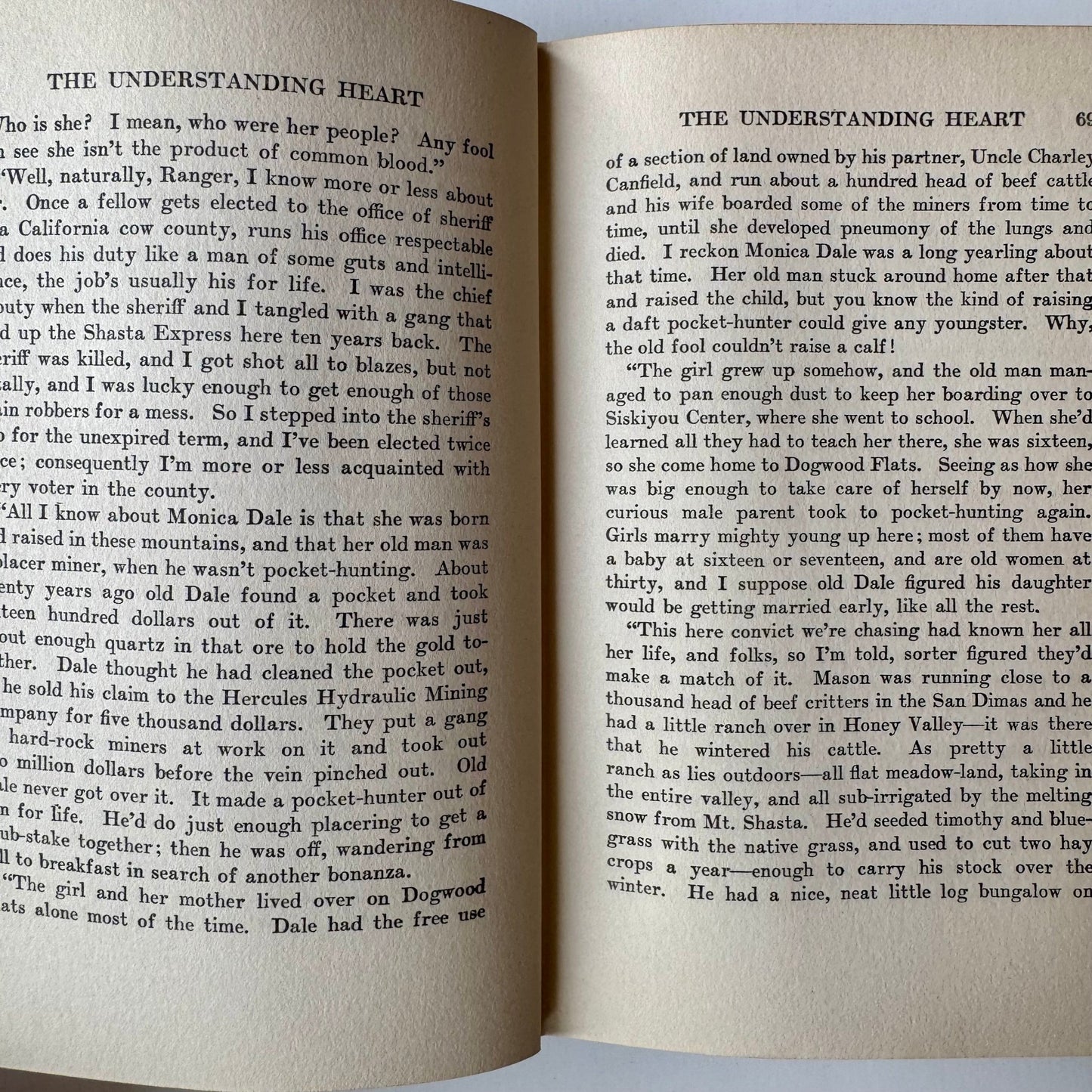 The Understanding Heart, Peter B. Kyne, 1926 - Pretty Old Books